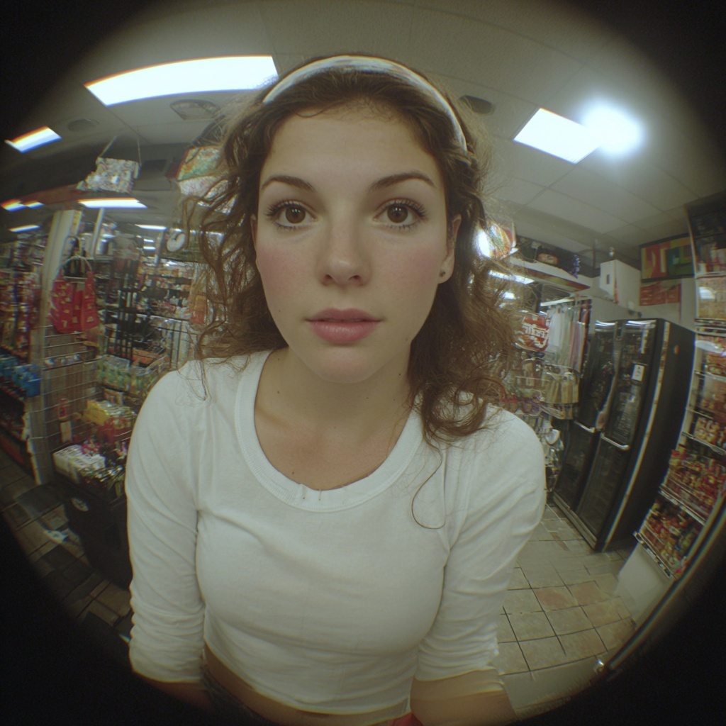 CCTV Capture of 24-Year-Old White Female at Store