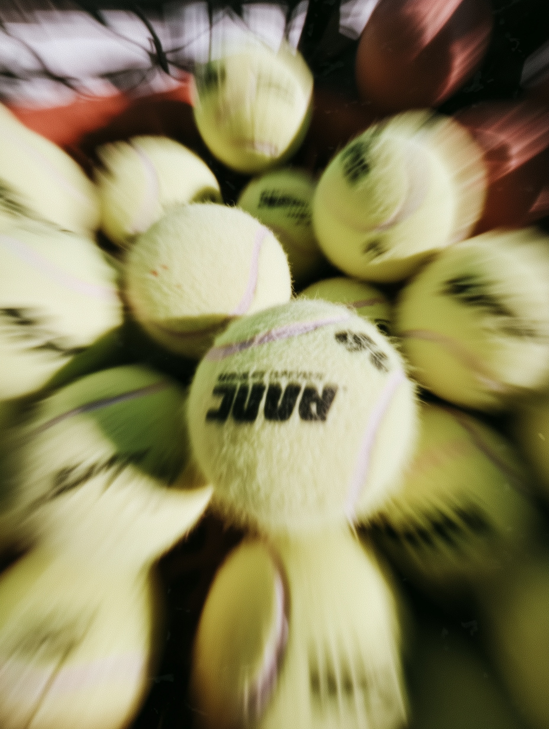Vibrant Yellow Tennis Balls: Texture in Focus