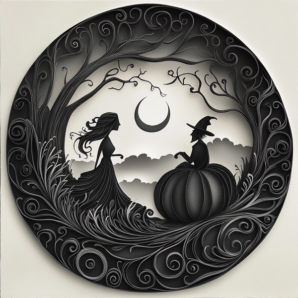 Creative Paper Cut Art: Pumpkin Tale Unfolded