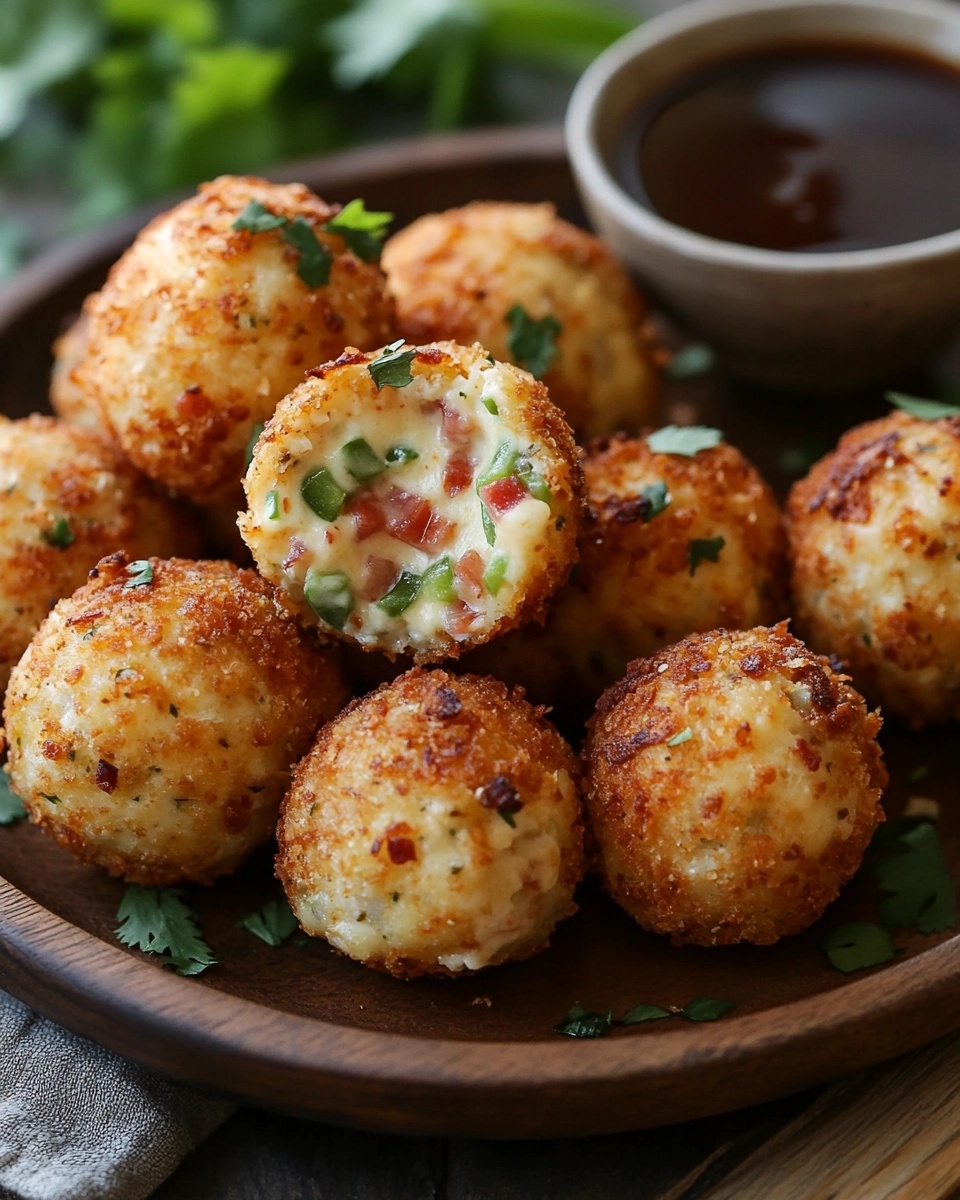 Crispy Jalapeño Popper Cheese Balls Delight