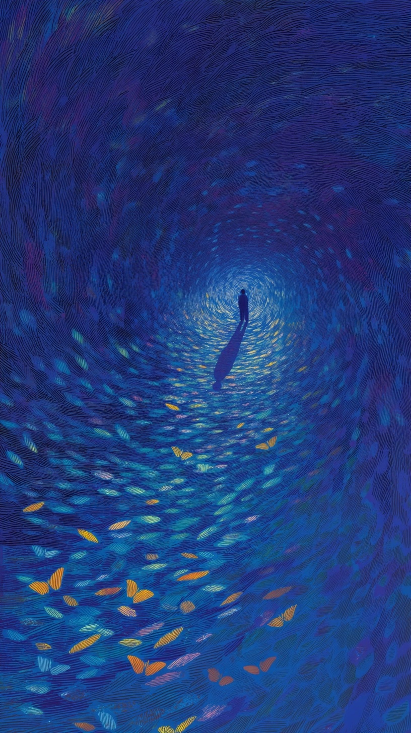 Surreal Fantasy: Dreamy Butterfly Universe Art