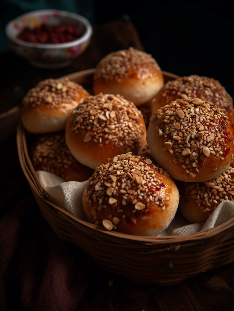 Delicious Shandong-style Nutty Red Sugar Buns