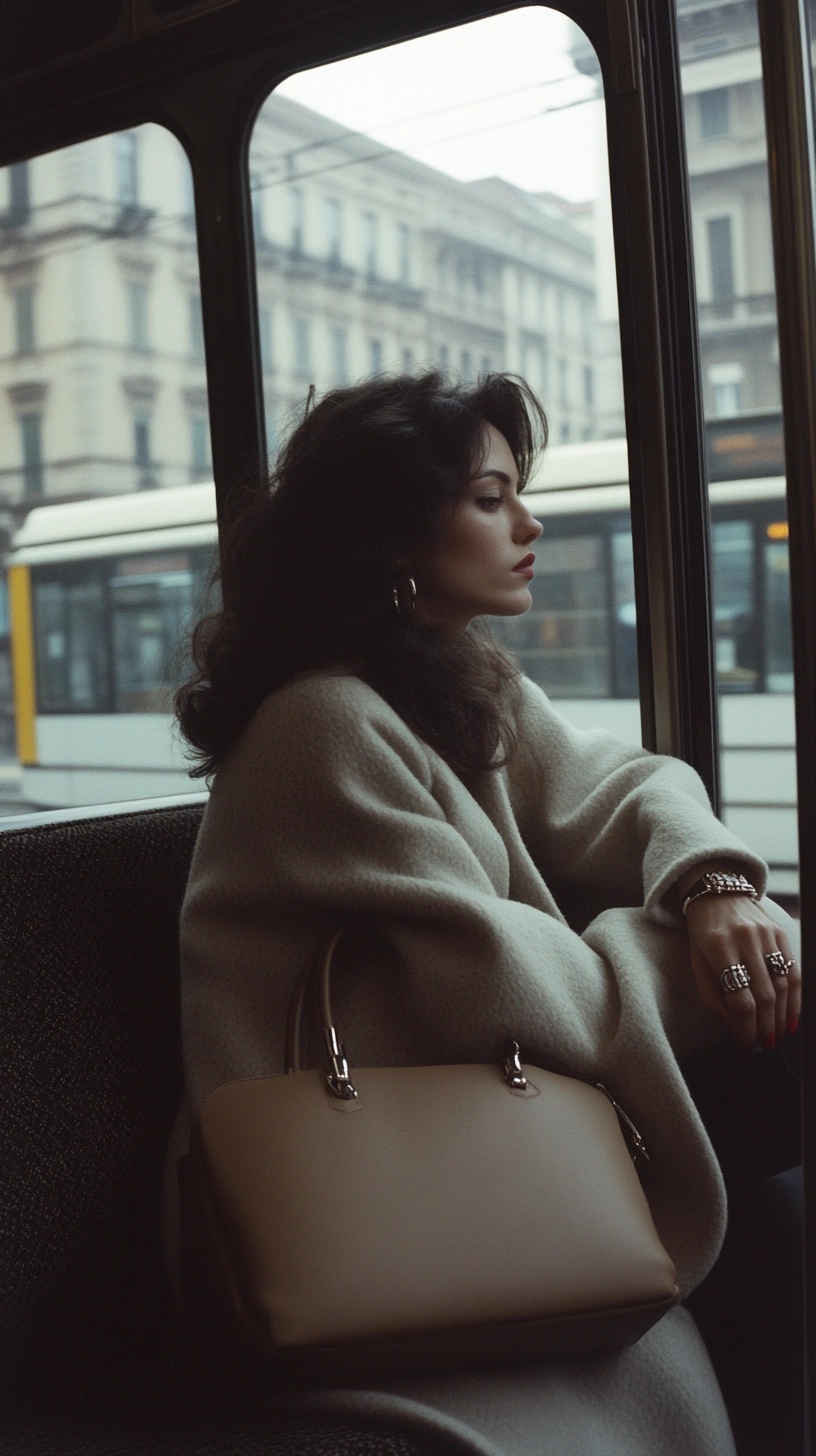 Timeless Elegance: Milan's 90s Tram Style