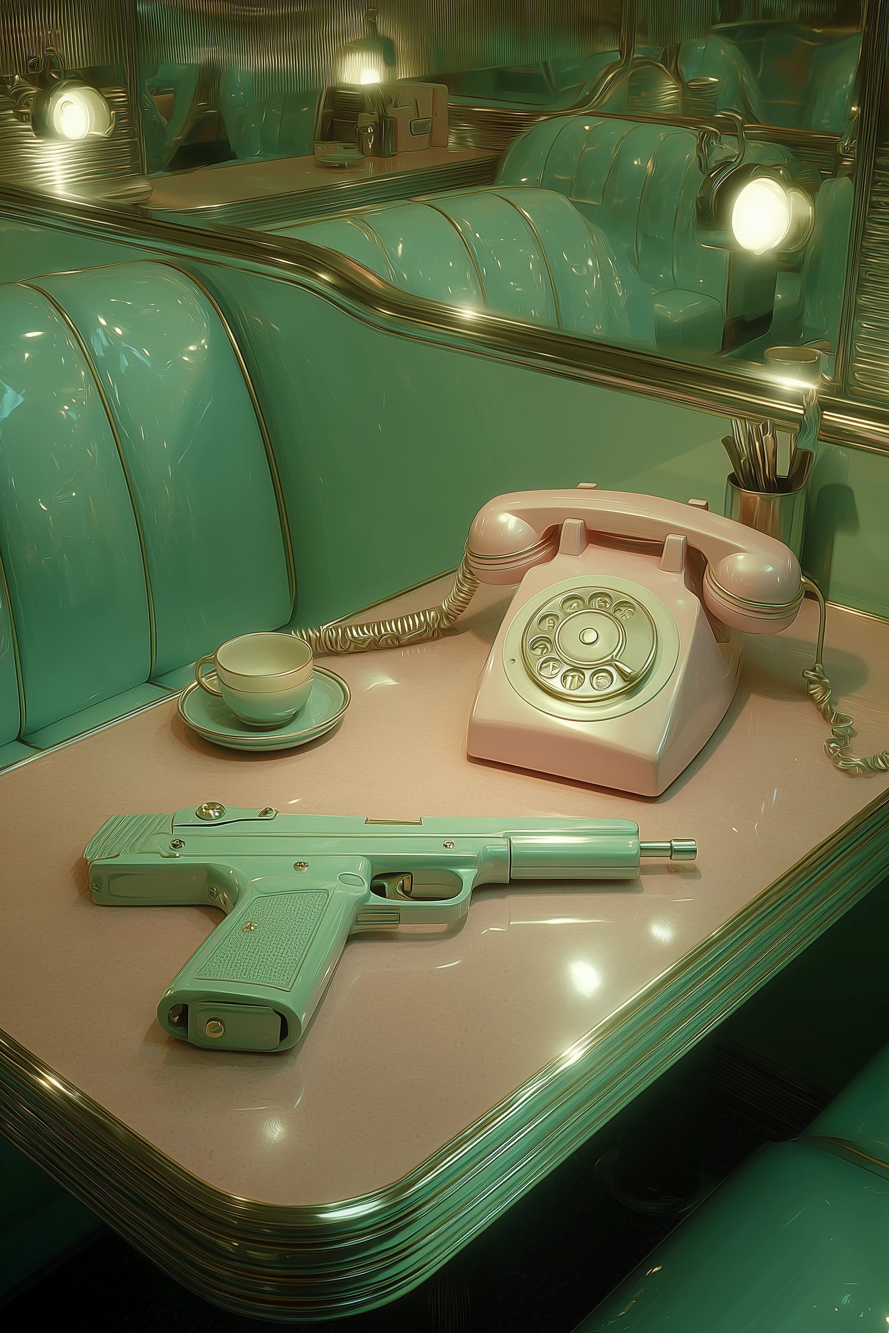 Pastel Cyberpunk: A Retro-Futuristic Dreamscape