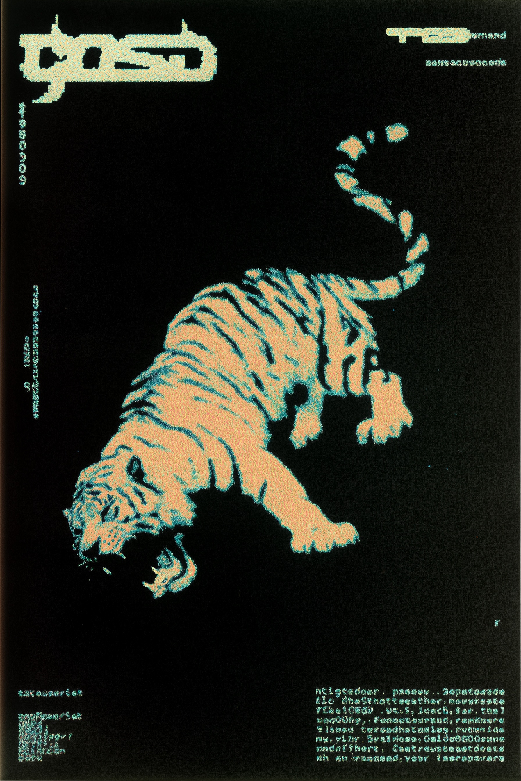 Neo Crypto Cyphers: Tiger of Thorns Poster Design