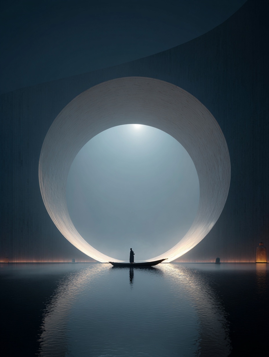 Mysterious Surreal Landscape: A Dreamy Exploration