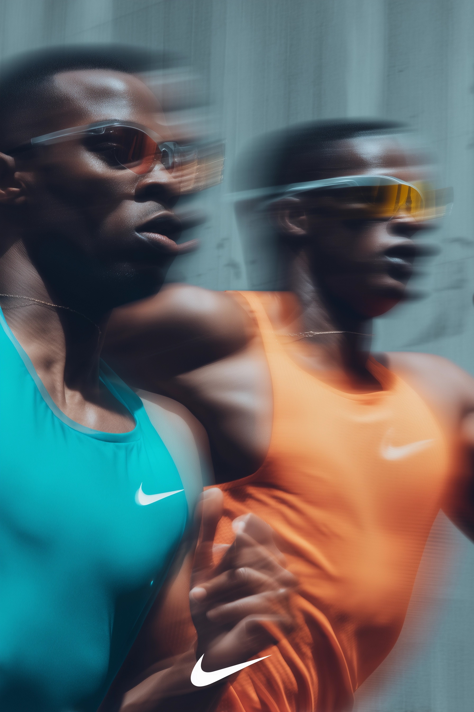 High-Octane Sprint: Urban Race in Action