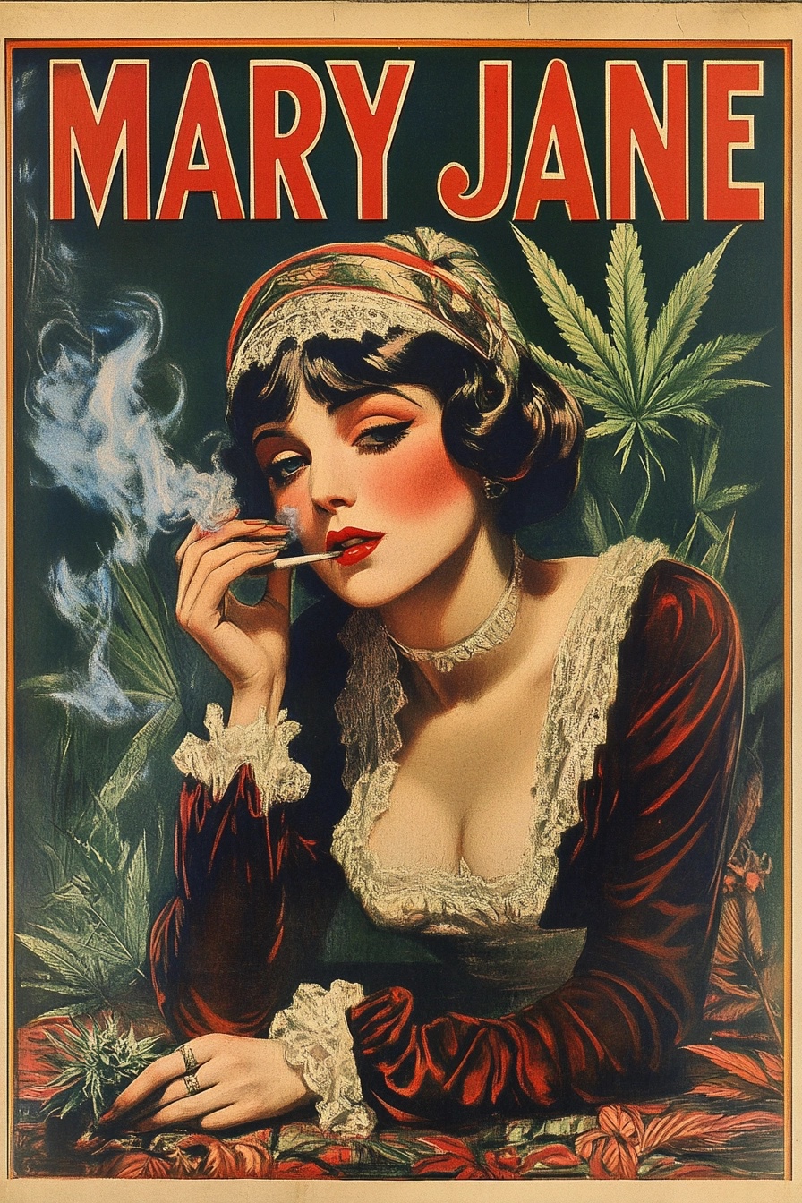 Retro Flapper Art: Embrace the Mary Jane Vibe