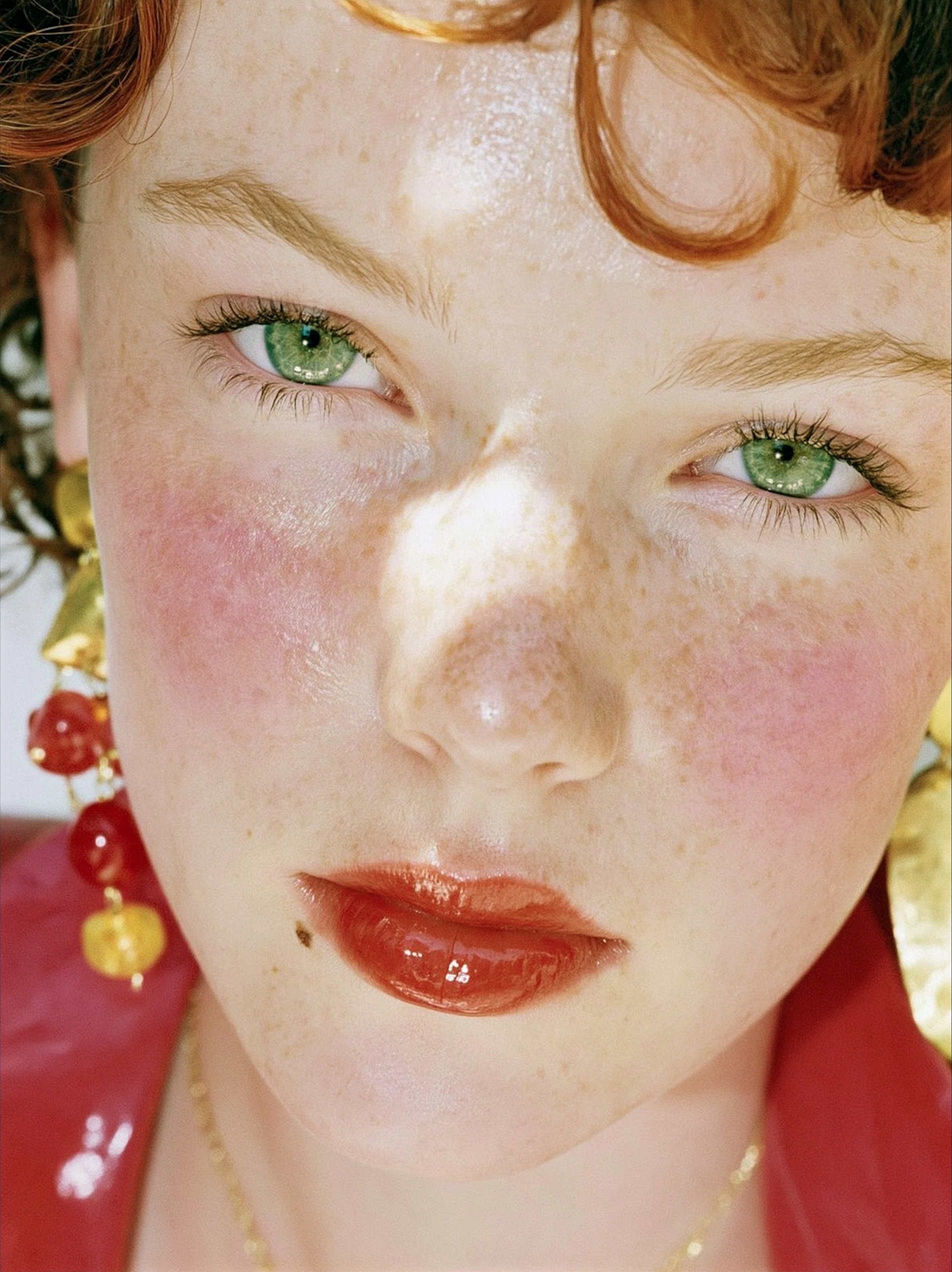 Striking Portrait of a Beautiful Redhead
