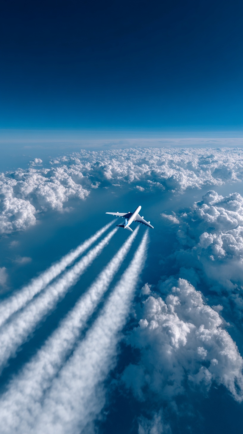 Experience the Thrill of Flight Above Endless Clouds
