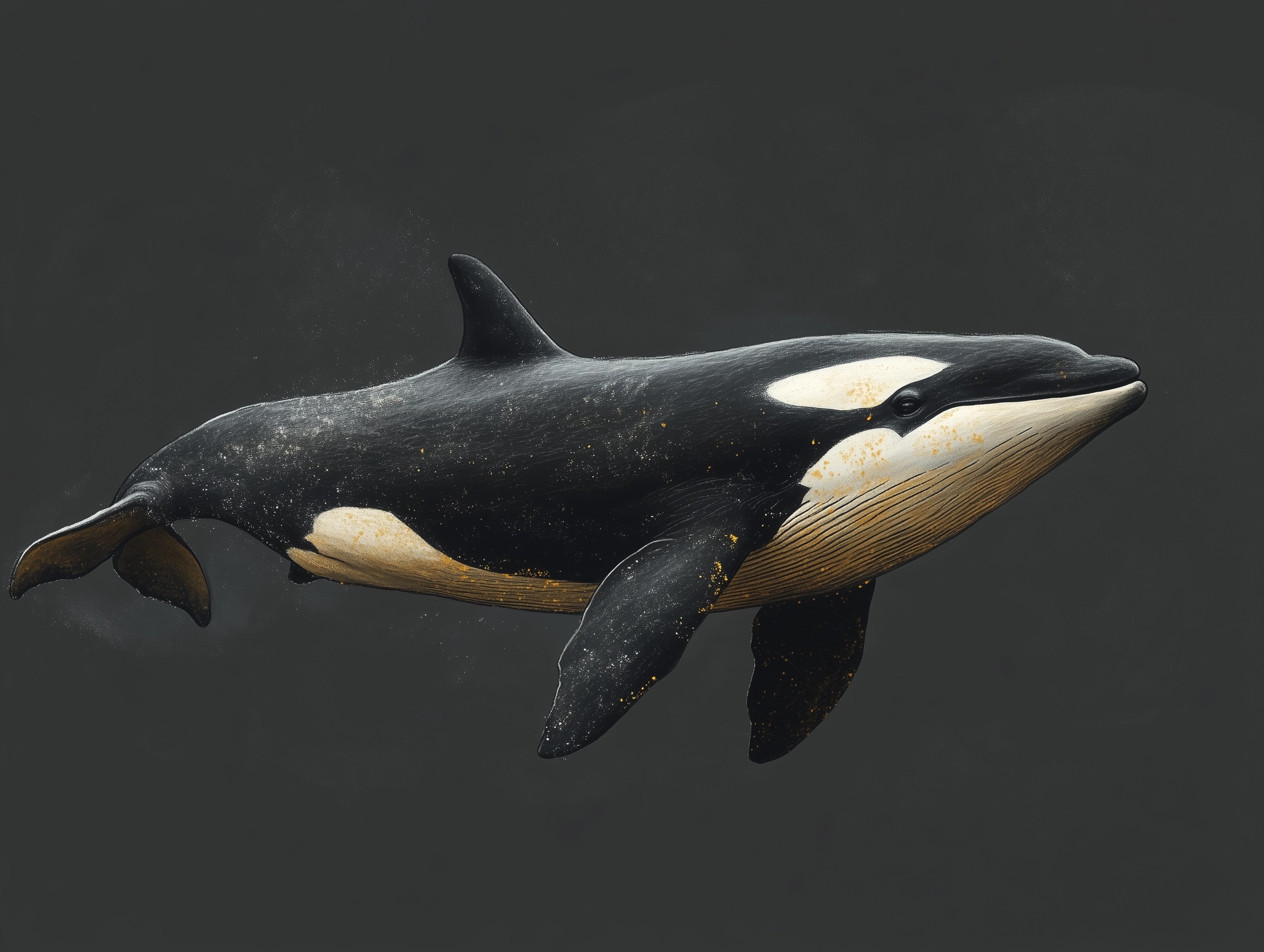 Killer Whale Scientific Illustration for Your Collection