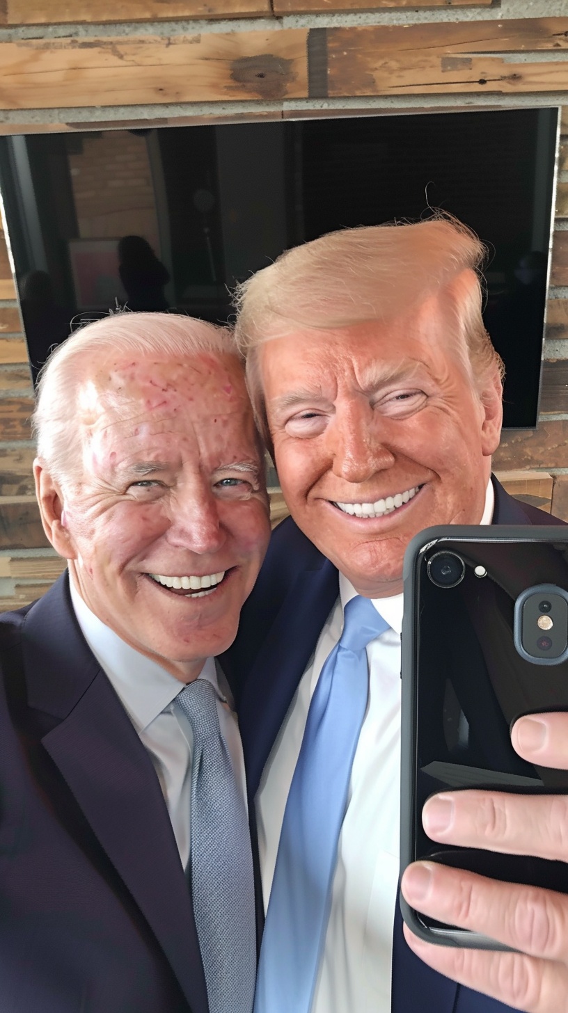 Presidential Selfie: Generations United - American Leaders Smiling Together