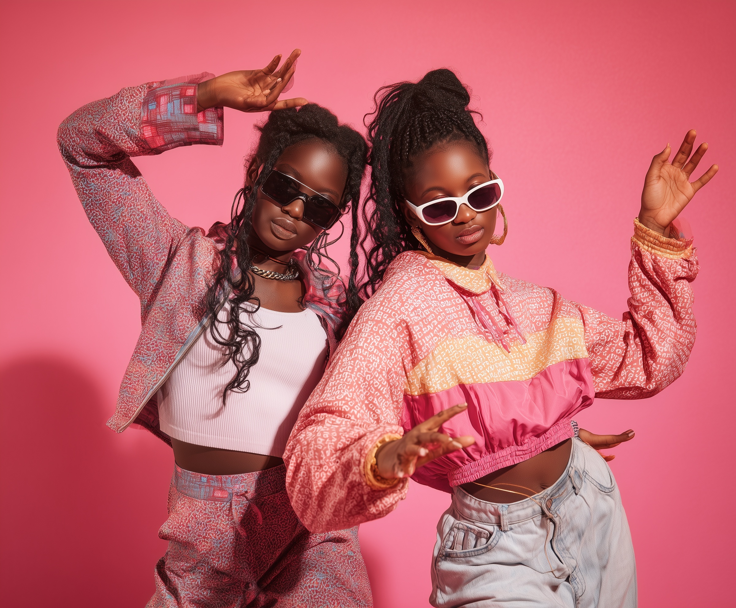 Vibrant Streetwear Shoot with Senegalese Teens