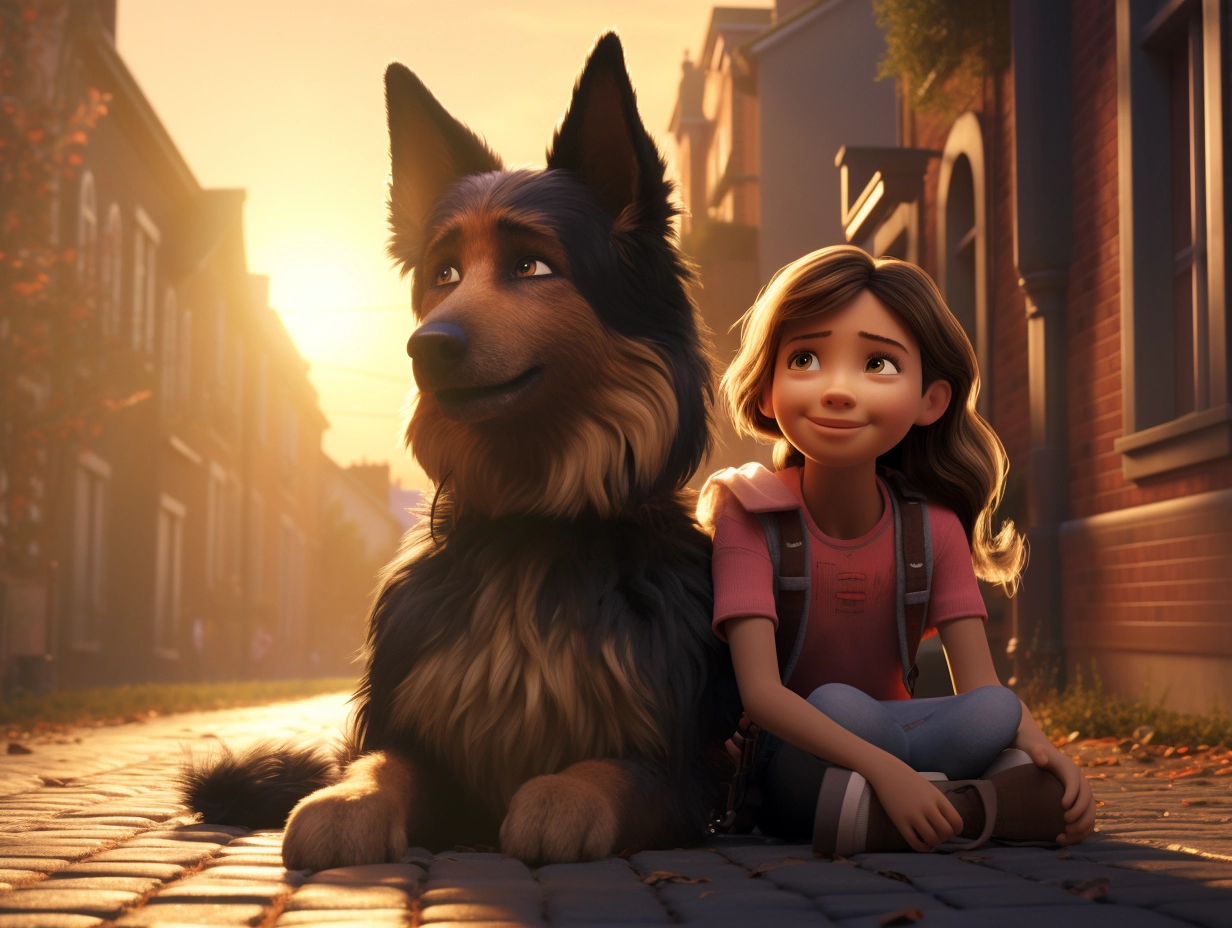 Magical Bond: Adventures of a 10-Year-Old Girl & her German Shepherd