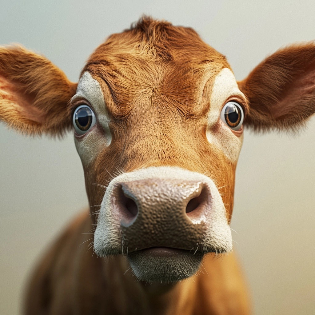 Unbelievable Cow: Big Eyes Captivating Attention!