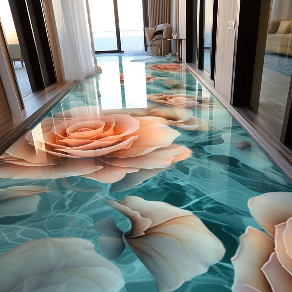 Ultra Realistic 8K Epoxy Resin Floor: Identical 3D Flooring