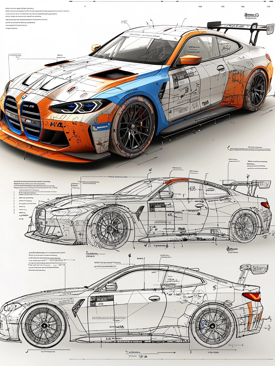 BMW M4 GT3 2022 Blueprint: Rally Design & Details