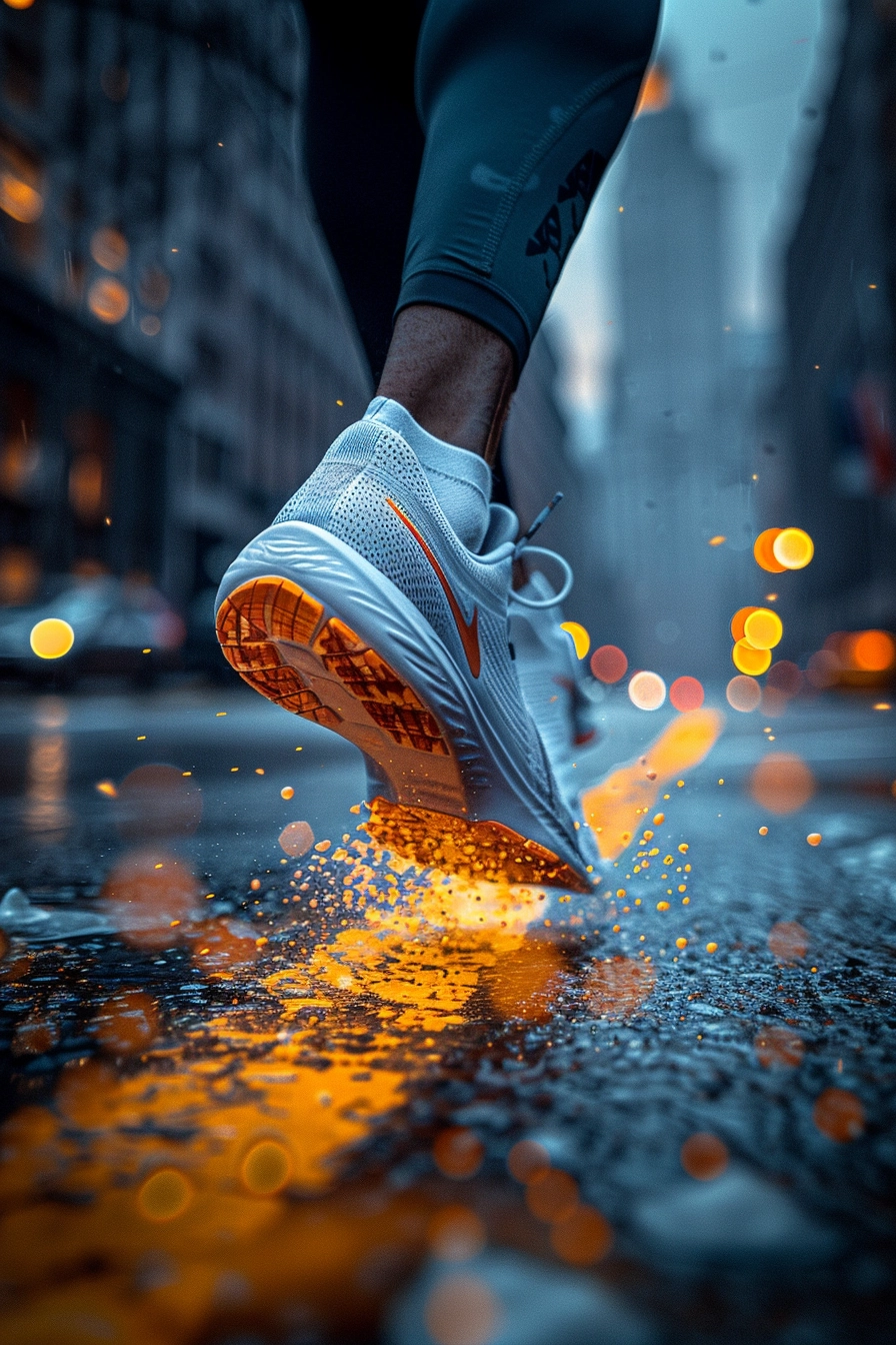 Determined Runner: Energy on Urban Streets