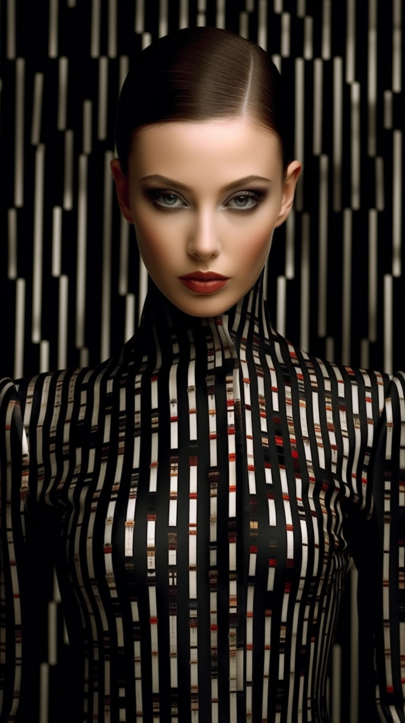 Barcode Suit Fashion: Stand Out in Style