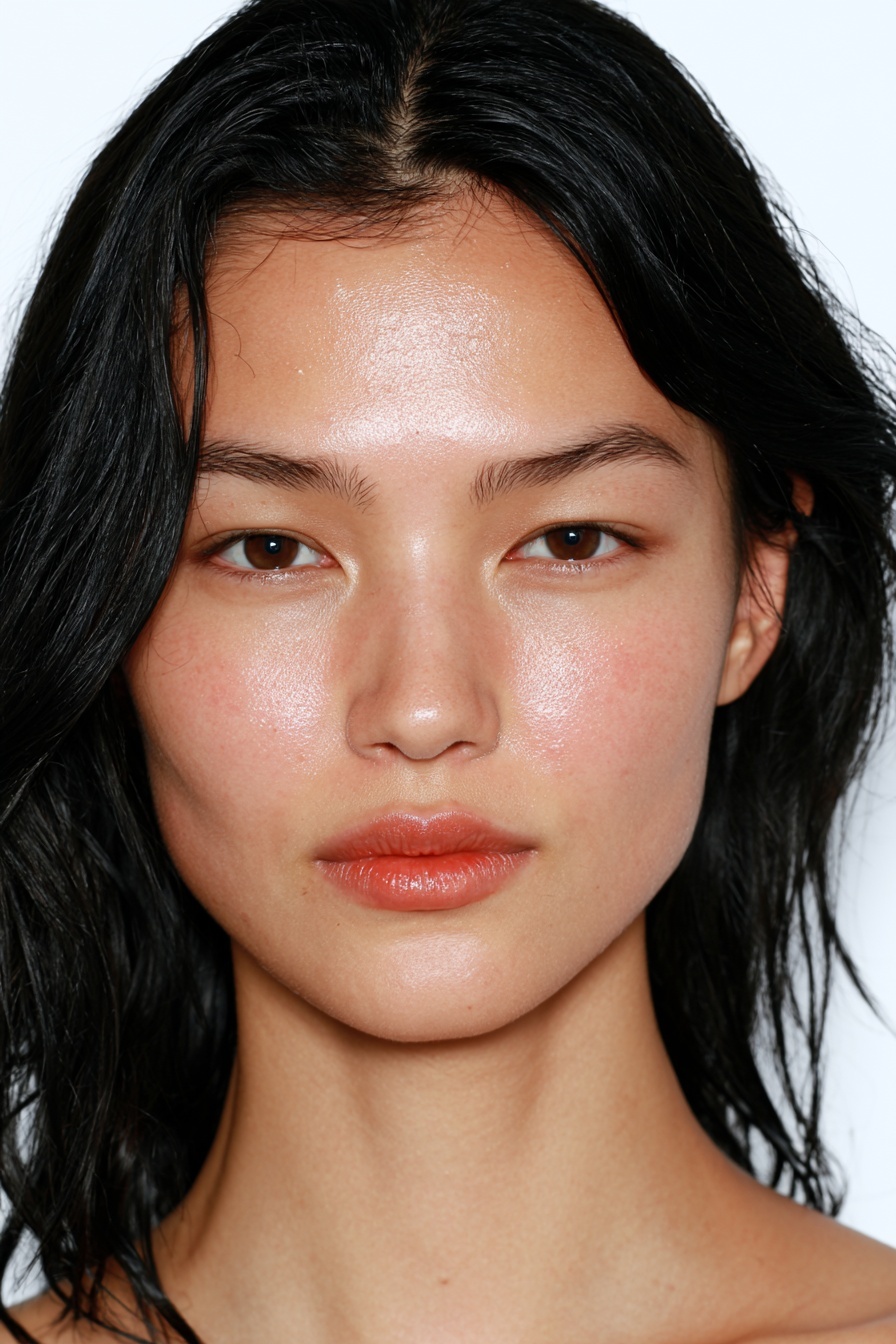Striking Portrait of a Young East Asian Model
