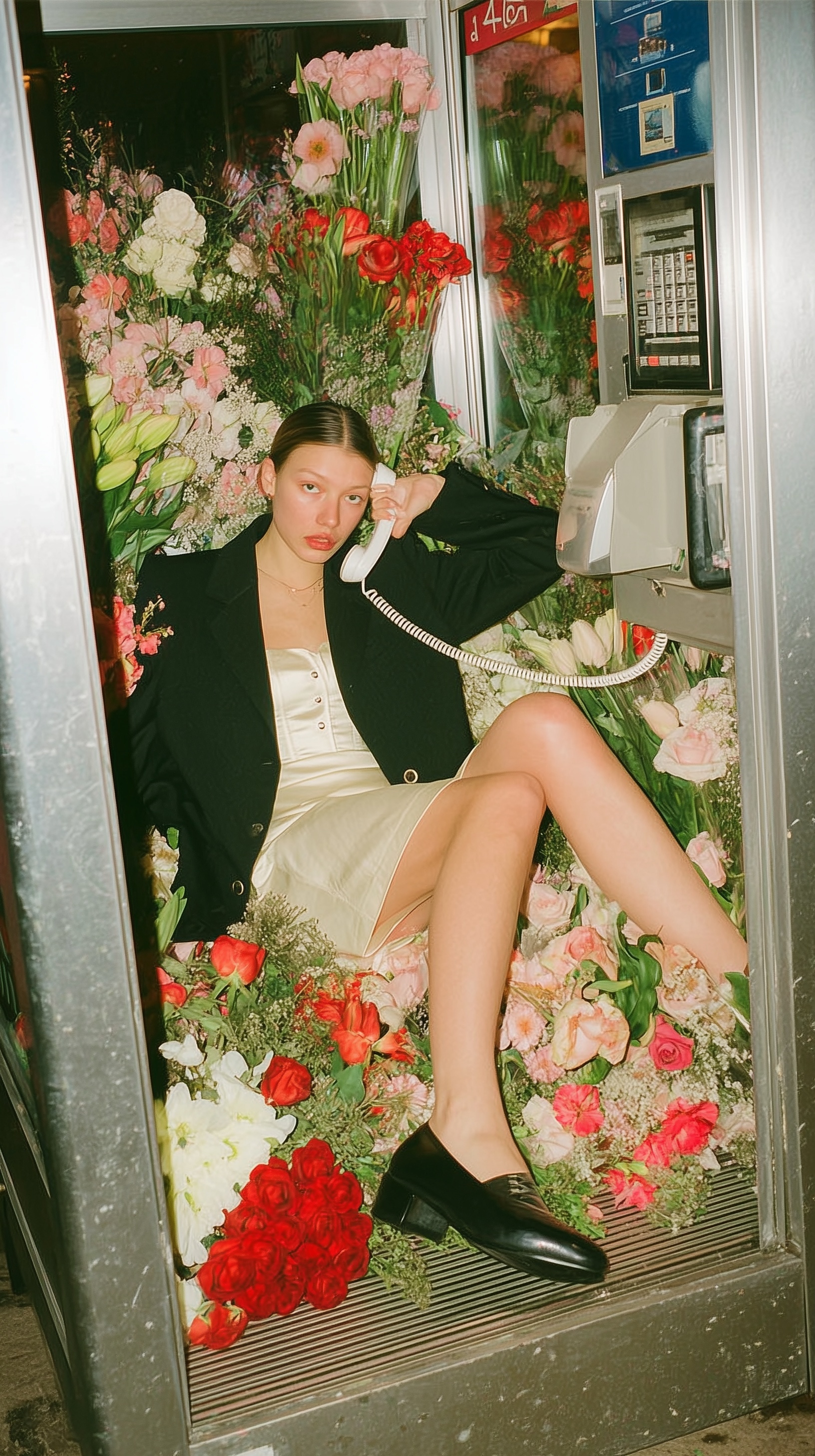 Luxury Night Fashion: A Bold Floral Statement