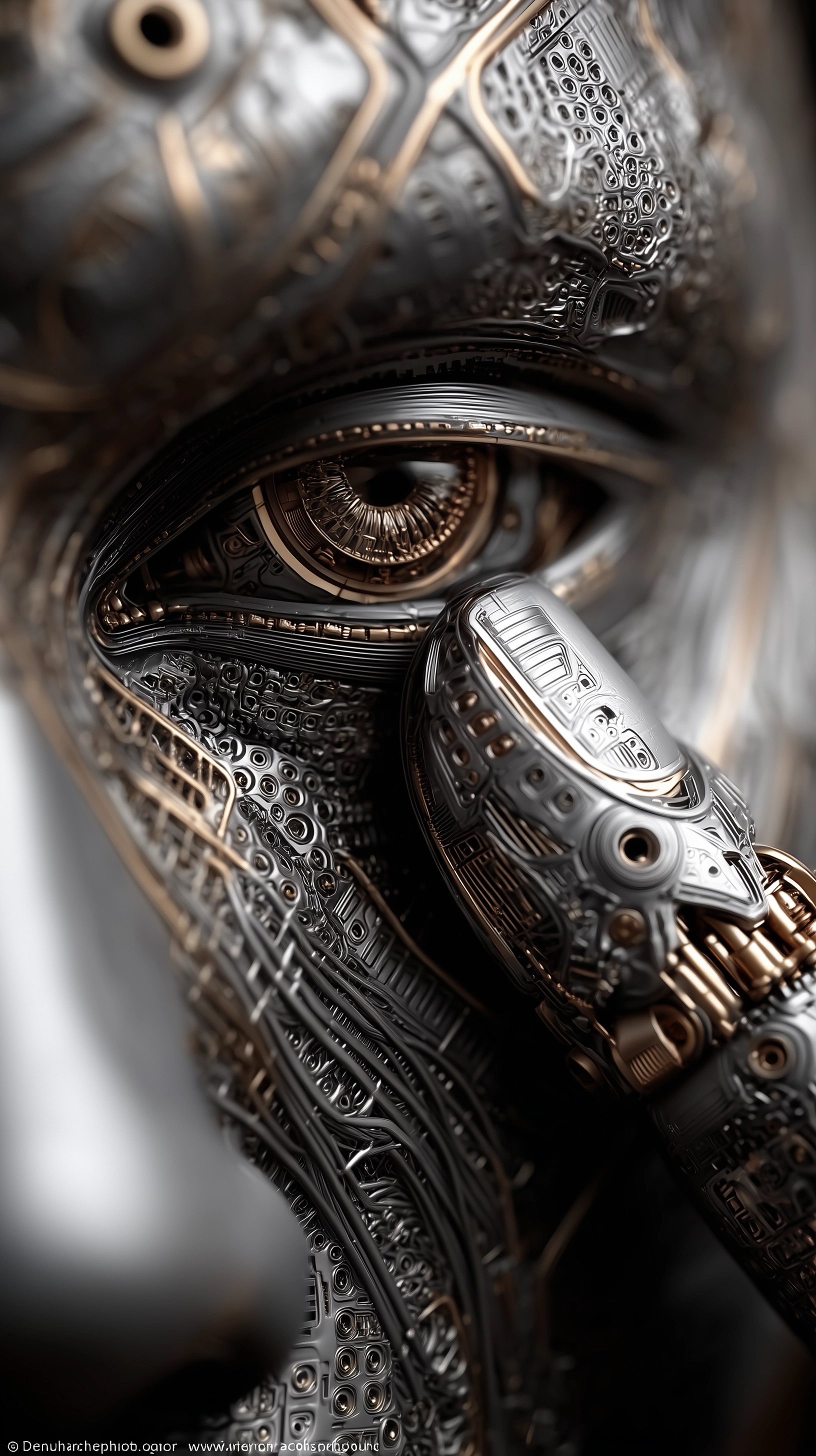 AI Robot Gazing: Captivating Ultra-Realistic Imagery