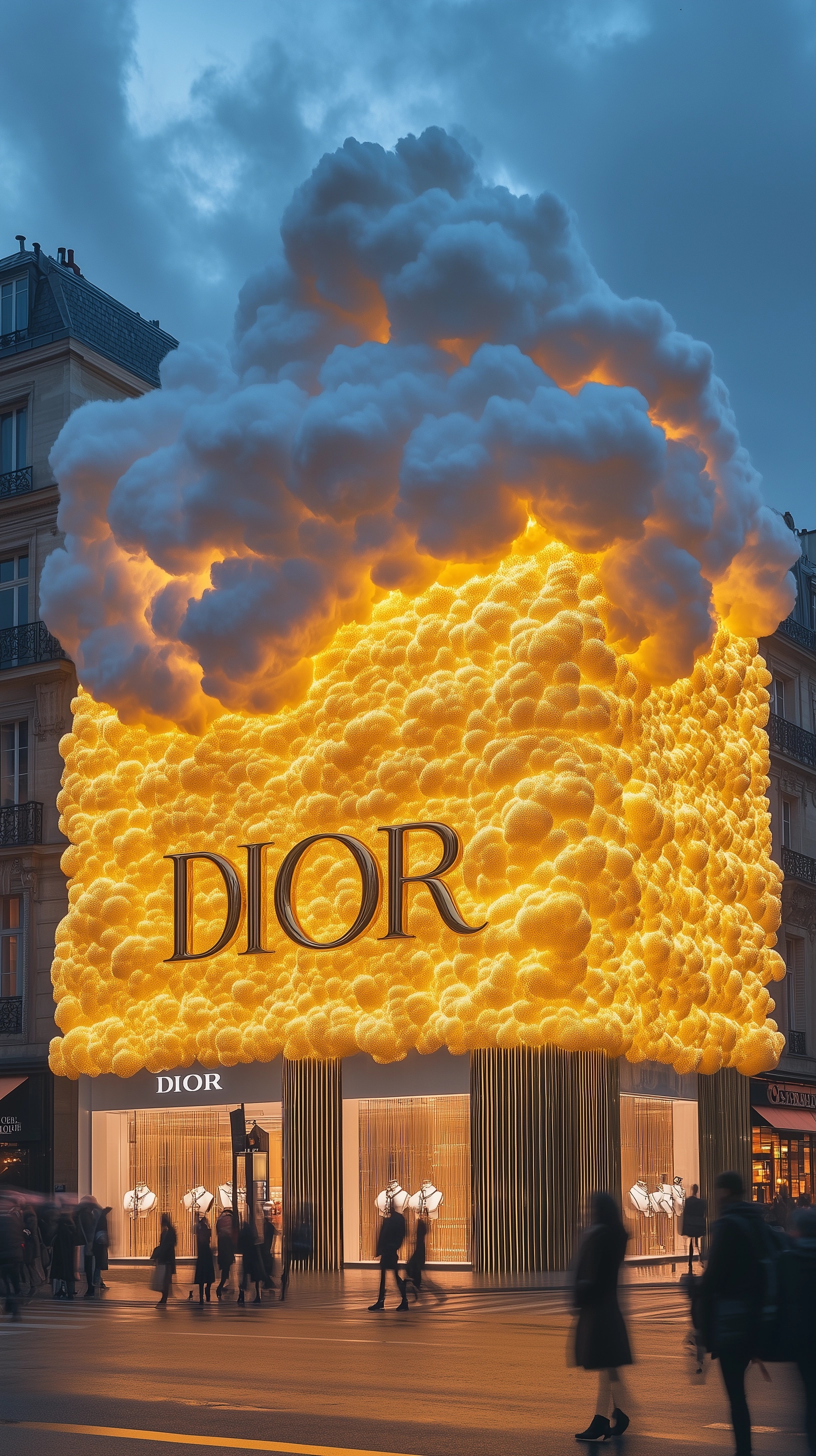 Luxury Fashion Redefined: Dior's Fluffy Paradise