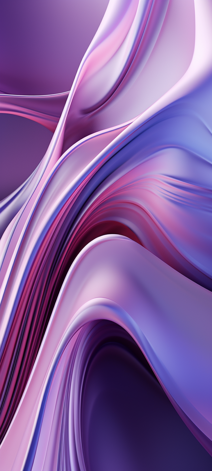 Metal Hydrogen: Flowing Purple & Pink Closeup