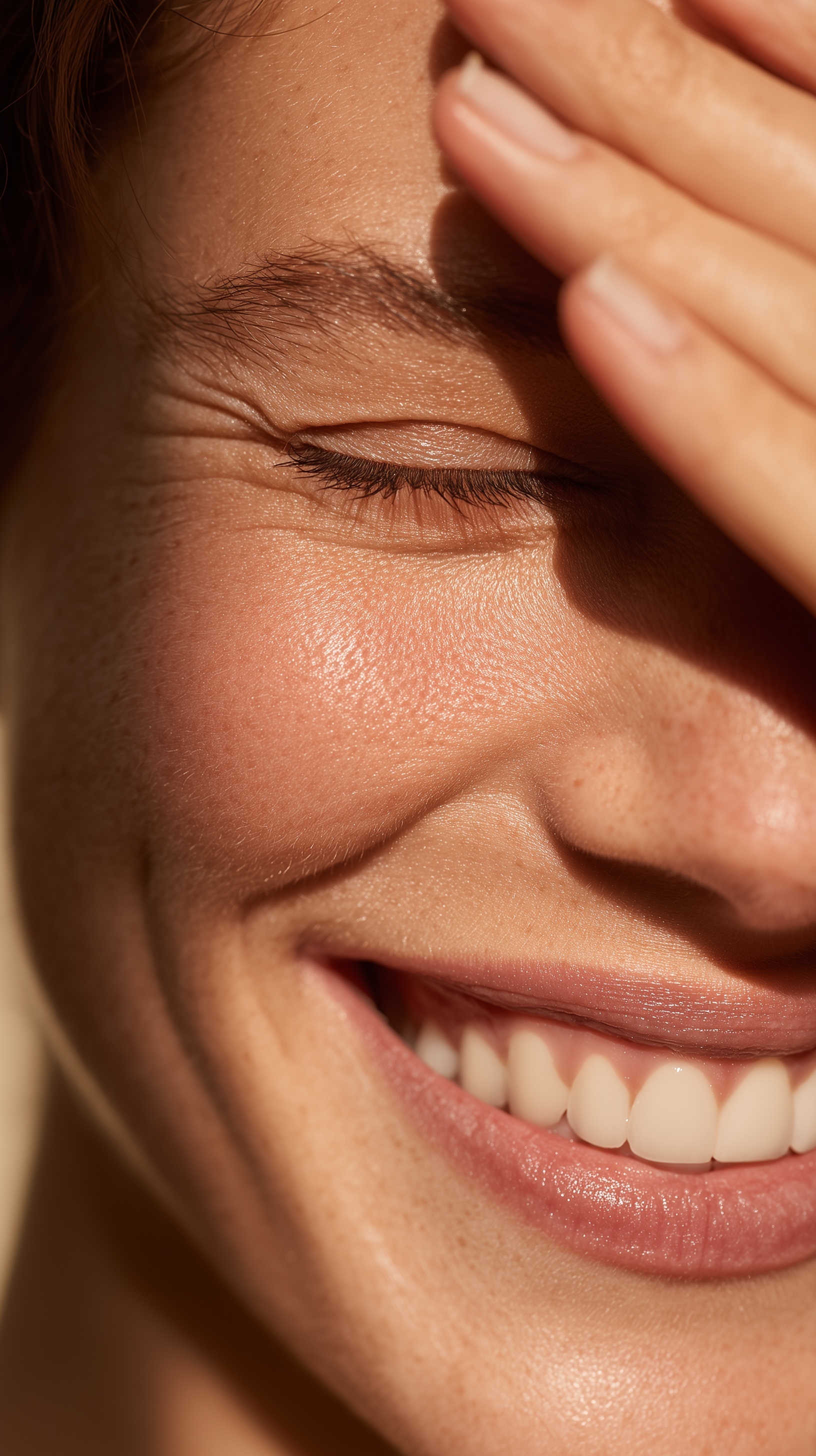 Natural Beauty: Captivating Close-Up Portrait