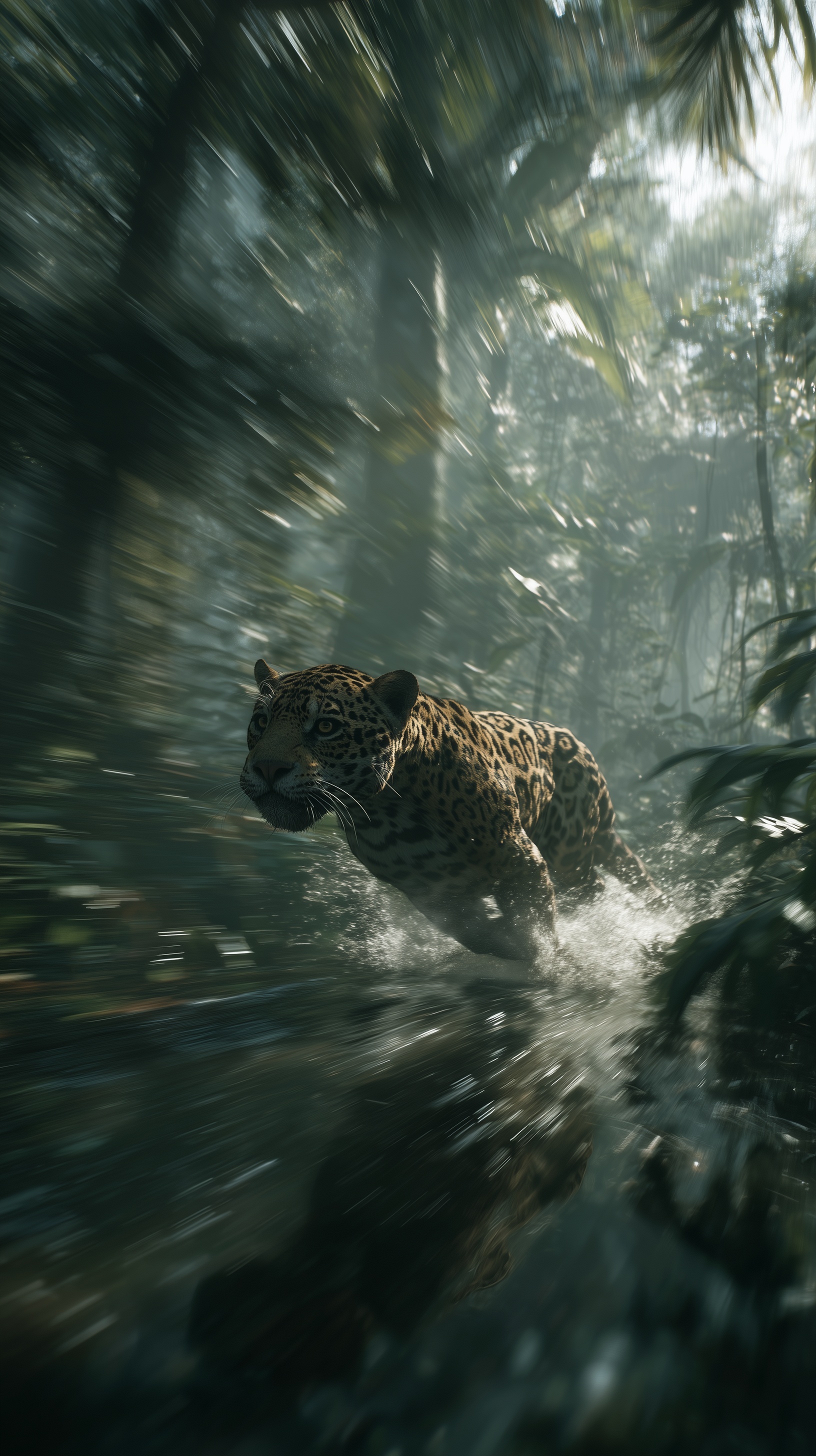 Epic Jaguar Chase in Lush Rainforest Adventure