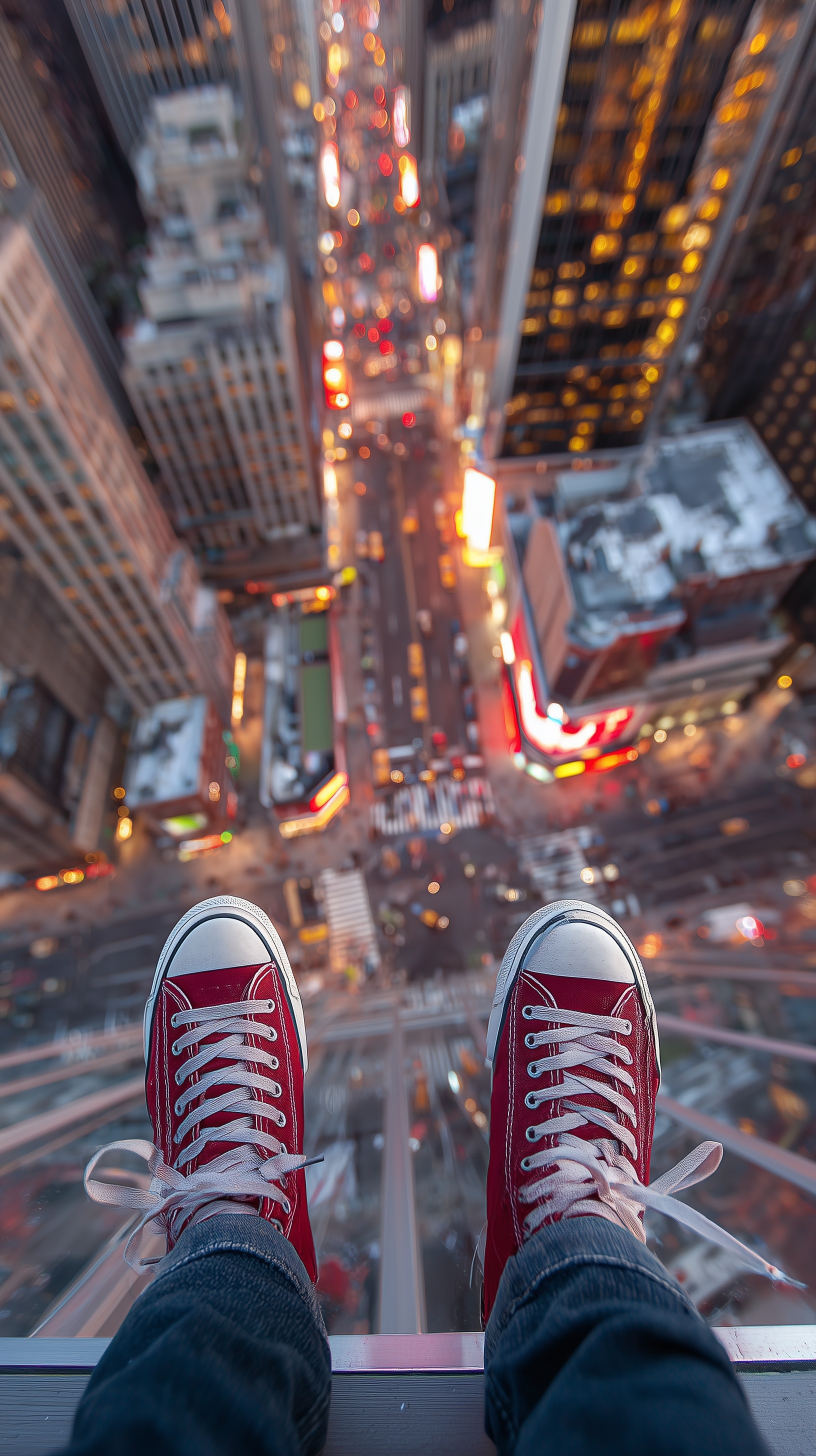 Urban Rooftop Adventure: Thrill of Heights