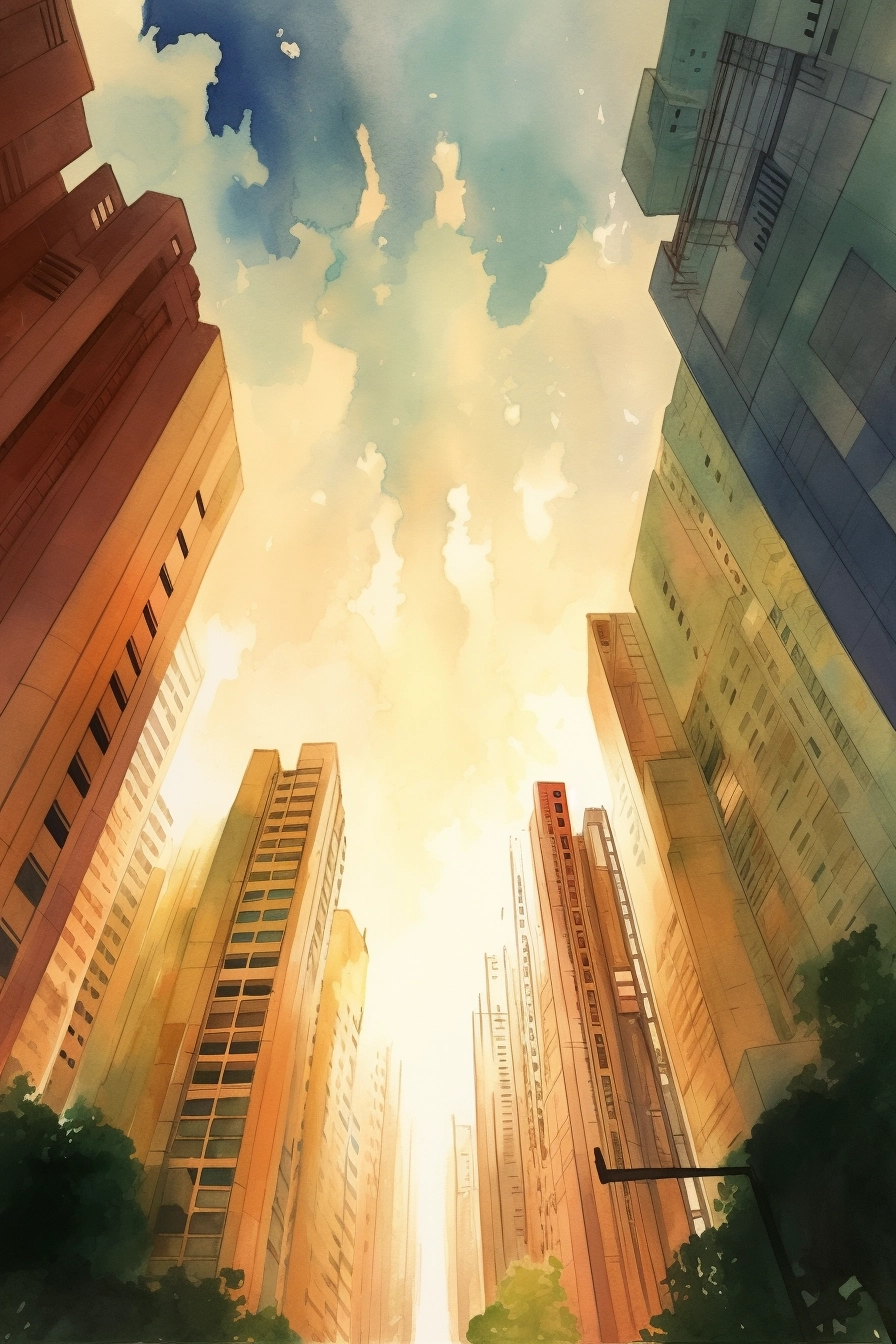 Cityscapes in Watercolor: Alex Ross Inspired