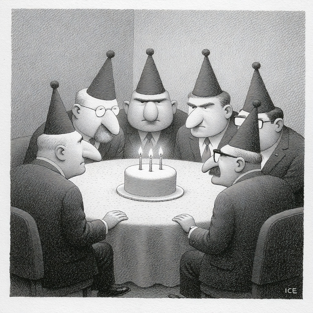 Birthday Bash for ICE Agents: A Far Side Twist!