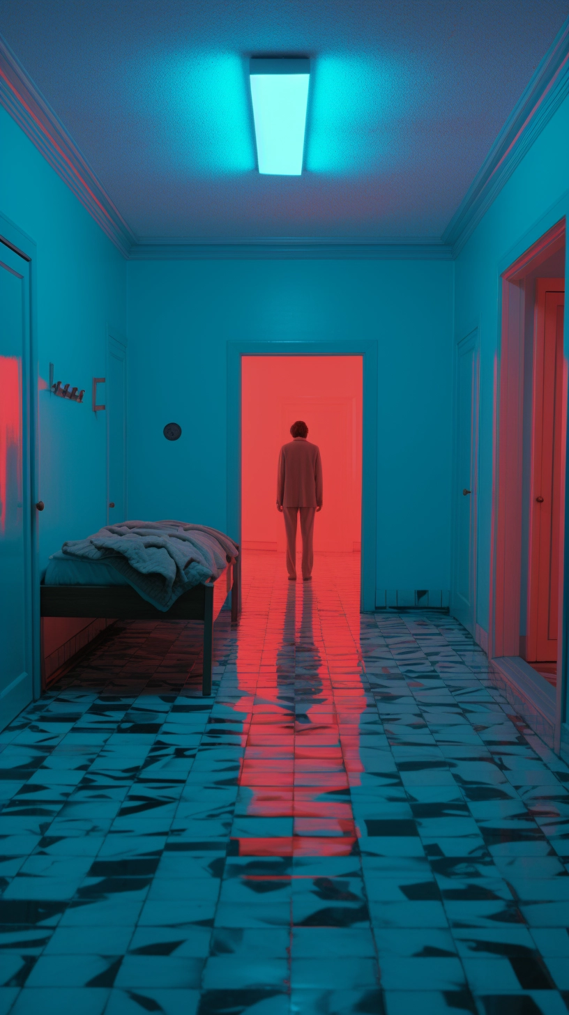 Studio Light: Goerz Hypergon captures Wes Anderson's Blue Town