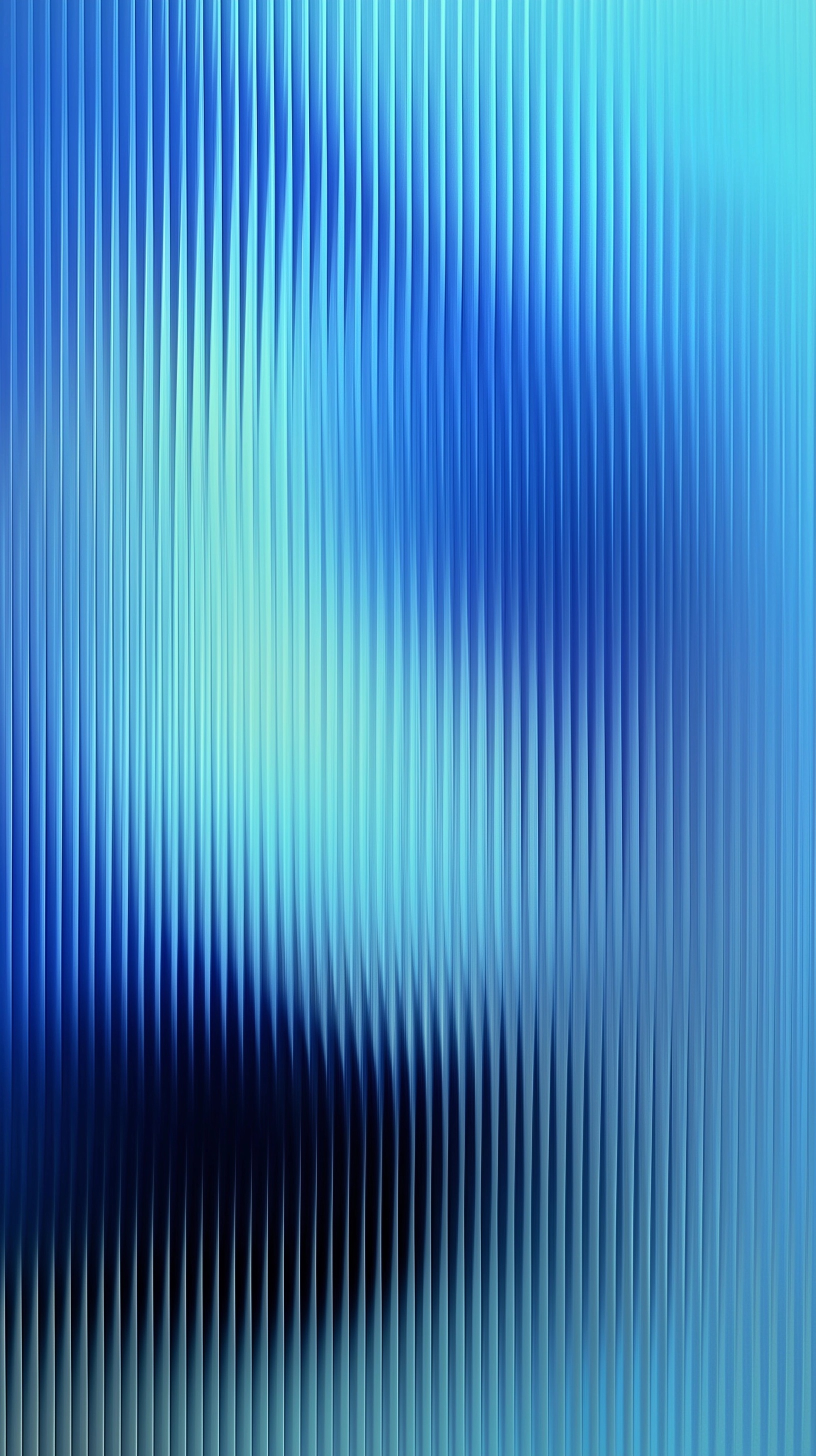 Tranquil Blue Gradient: Abstract Digital Art