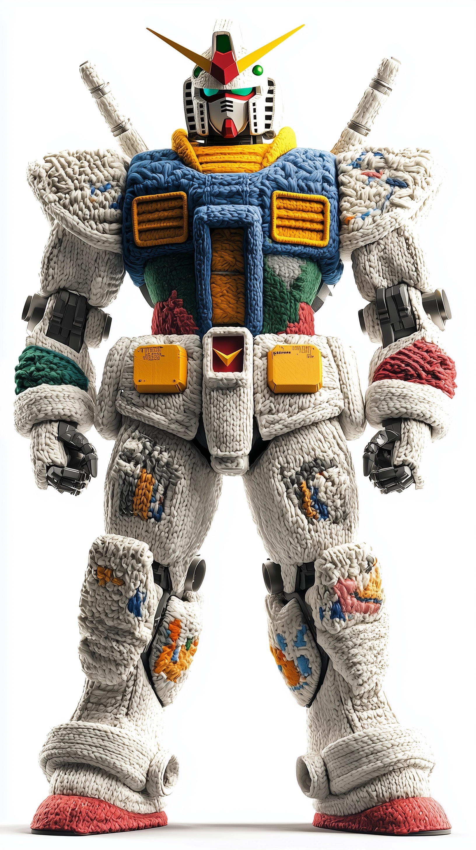 3D Gundam Sweater Model: Cute & Detailed Masterpiece