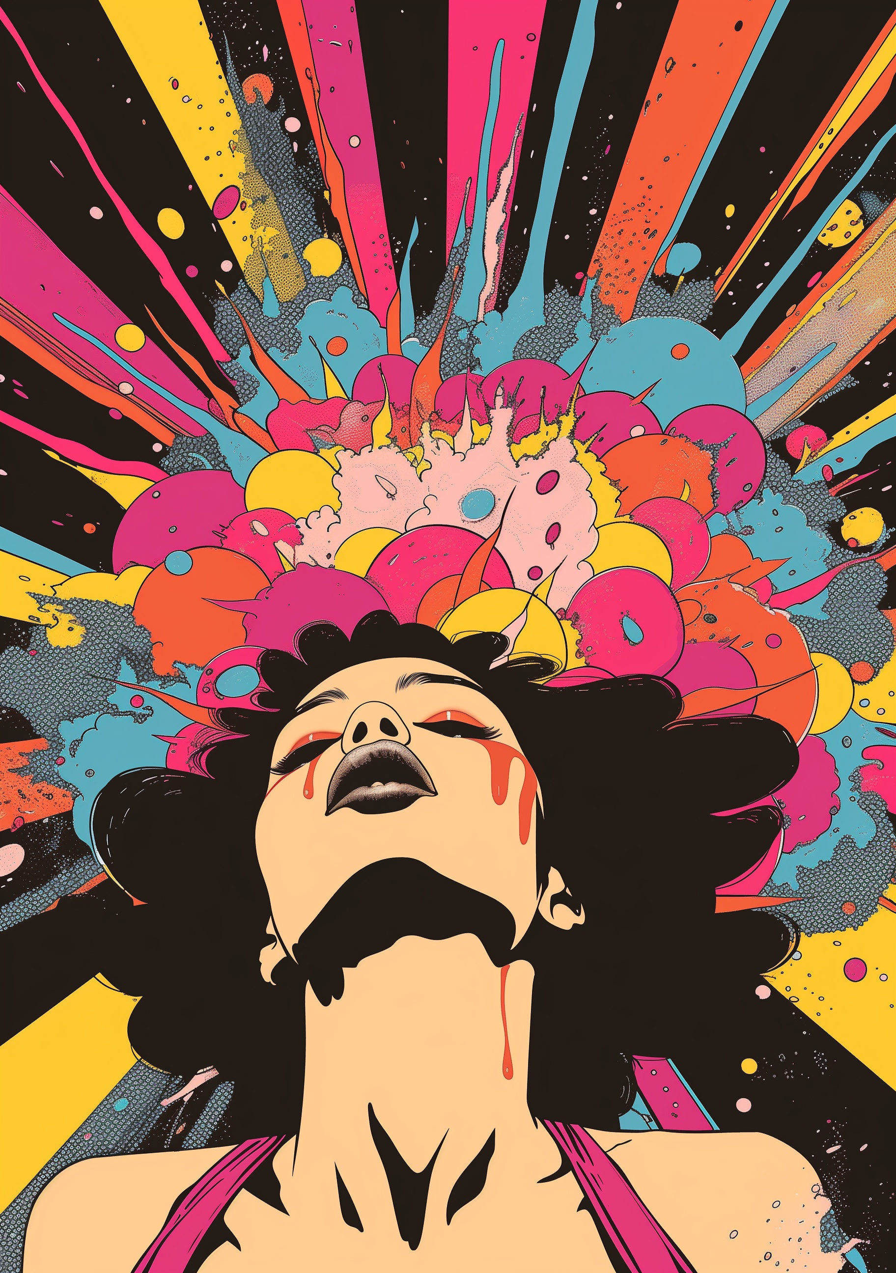 Feminine Pop Art Explosion: Unapologetic Grit!