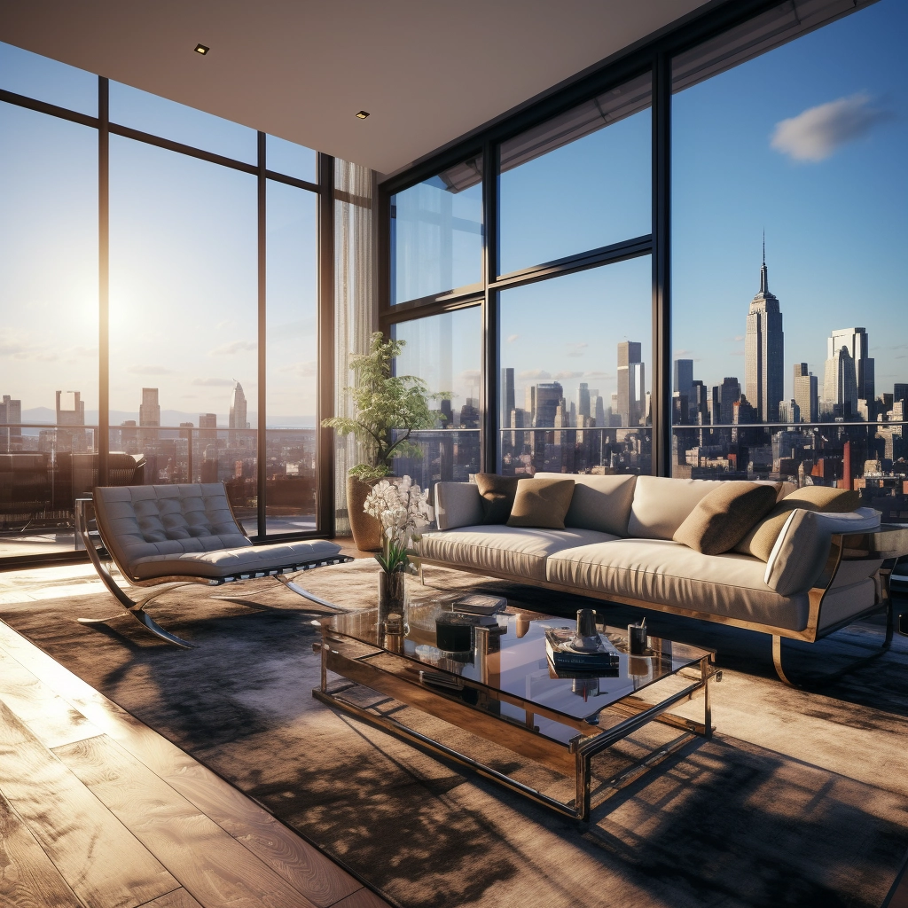 Modern Penthouse With Integrated Air Quality Reference: Hyper Realistic Luxury Penthouse In Nyc