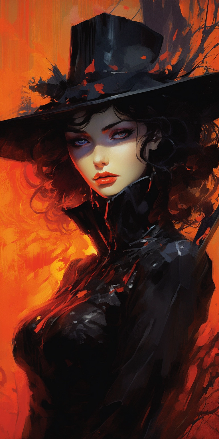 Vampire Hunter: Hyper-Detailed Anime Illustrations