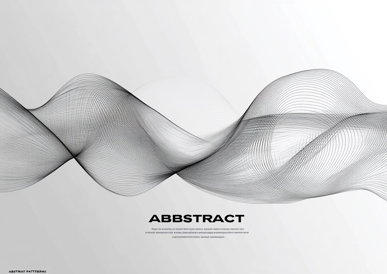 Minimalist Wave Patterns: Aesthetic Line Art