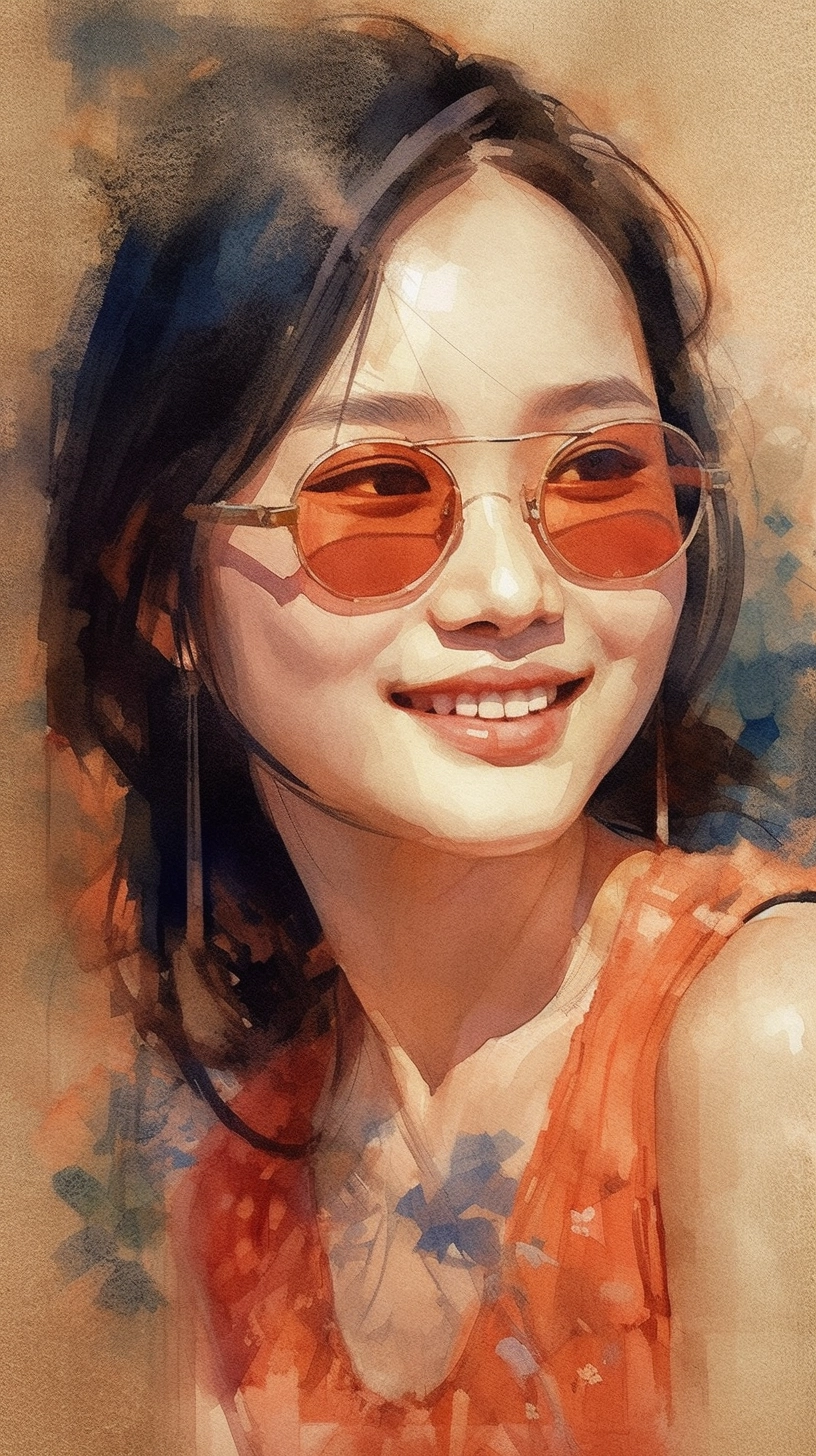 Anime-inspired Watercolor Portraits by Xiaofei Yue