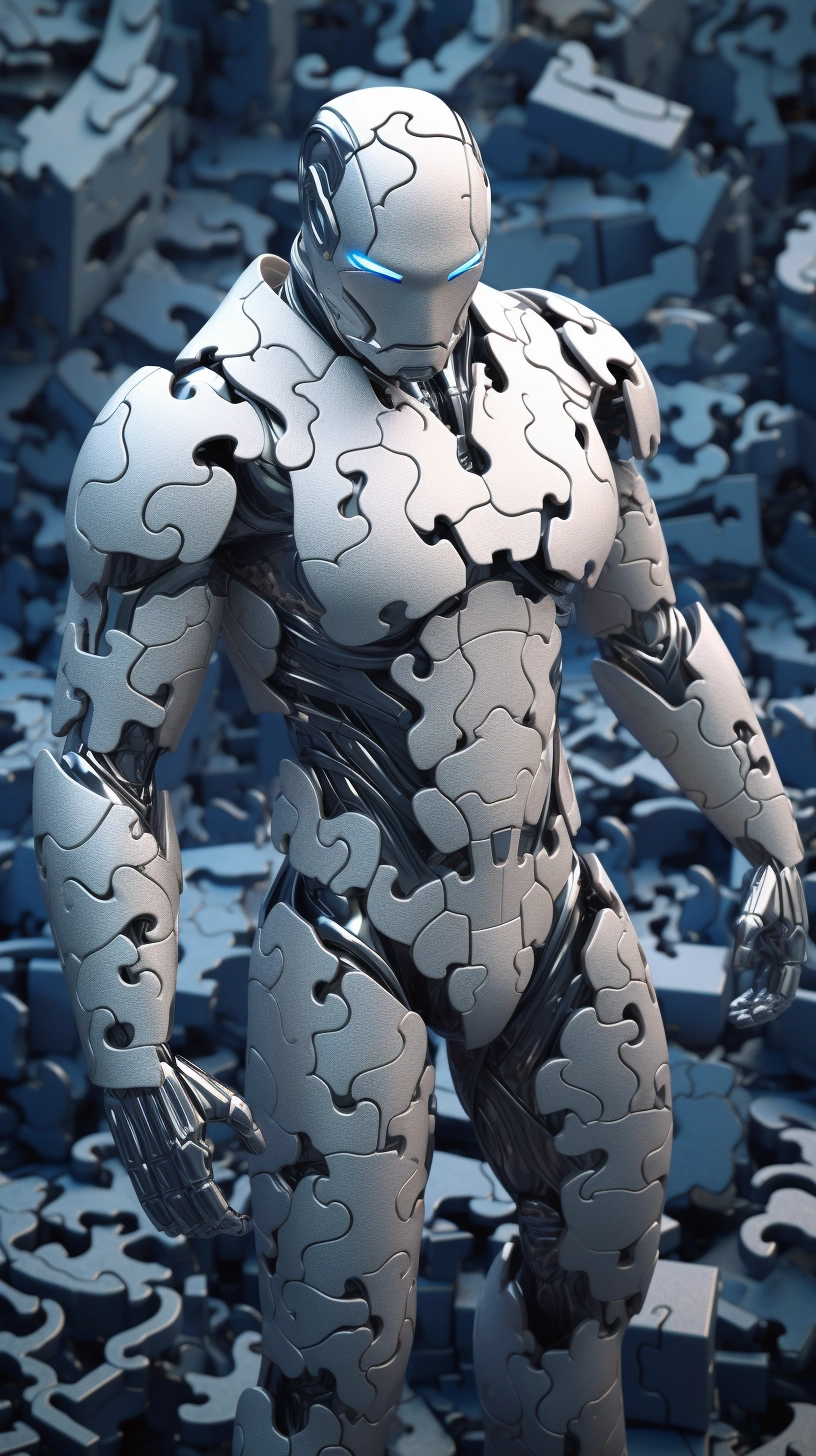 Intricate Cyborg: Puzzle Pieces & Unreal Engine 5