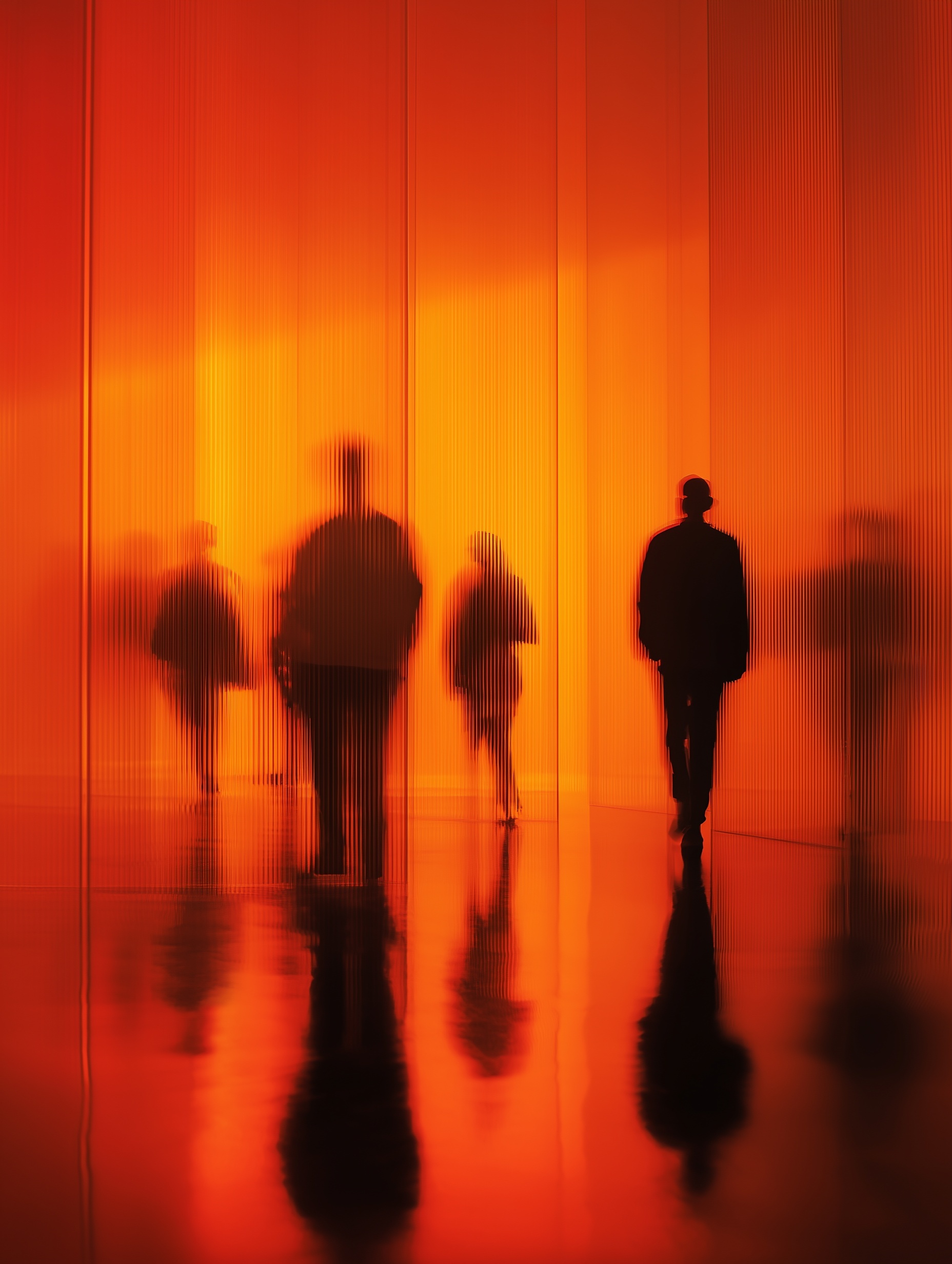 Modern Atmosphere: Glowing Abstract Backdrop