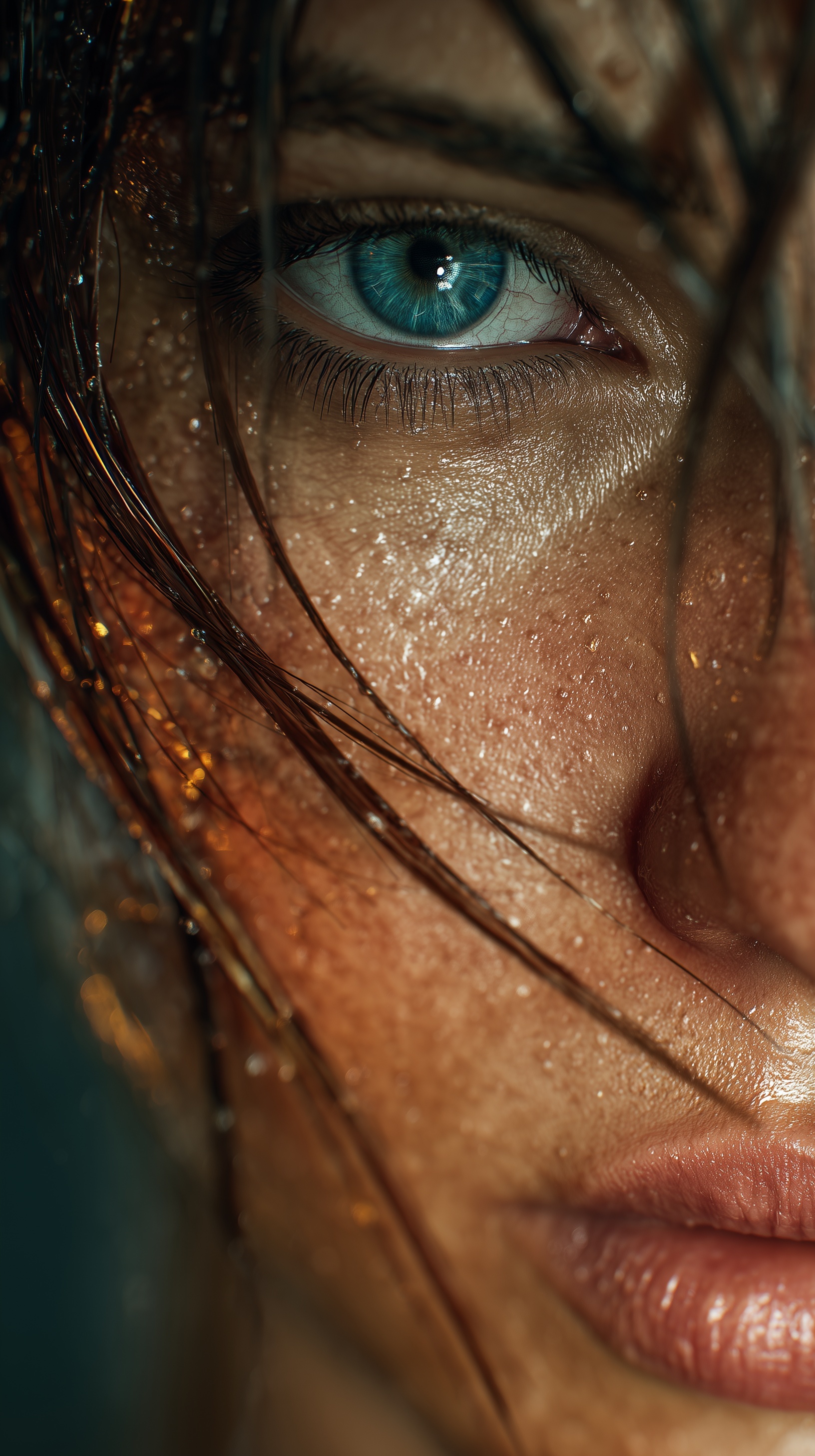 Cinematic Portrait of Adriana Lima: Ethereal Beauty