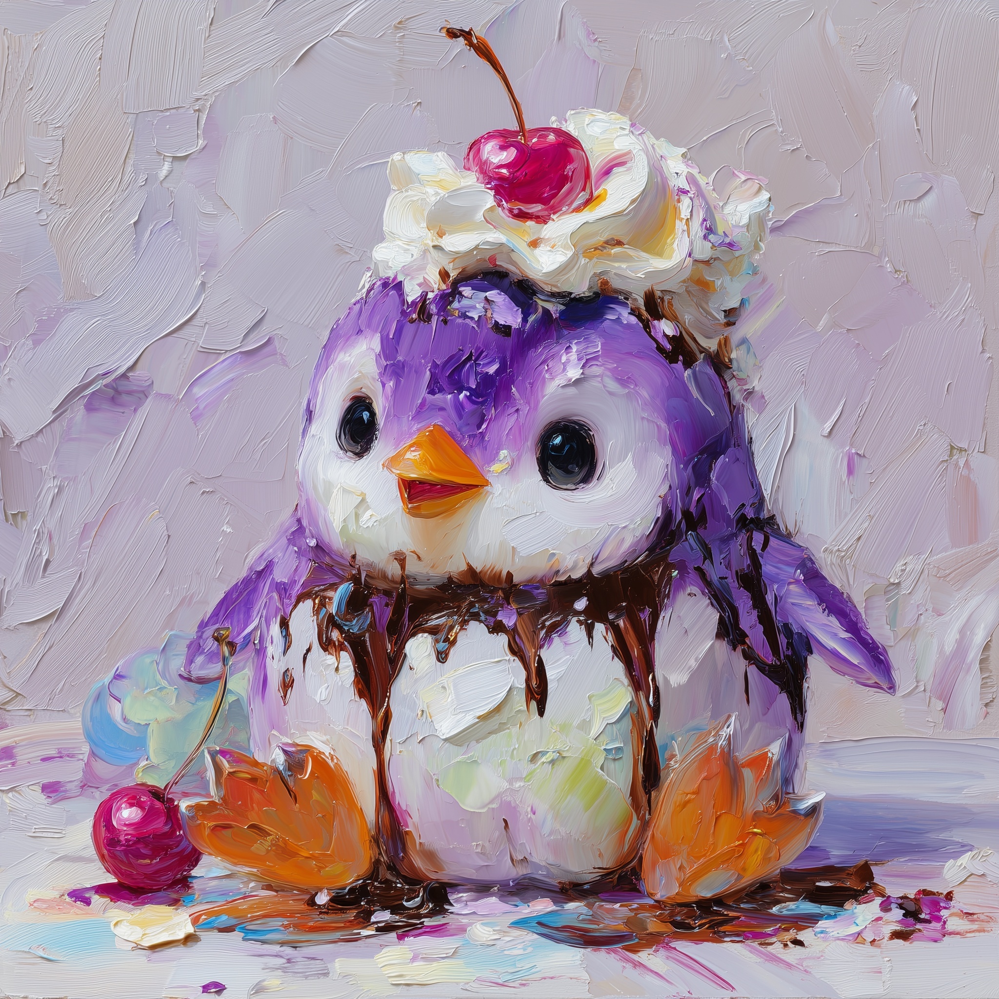 Chocolate Penguin Delight by Konstantin Razumov