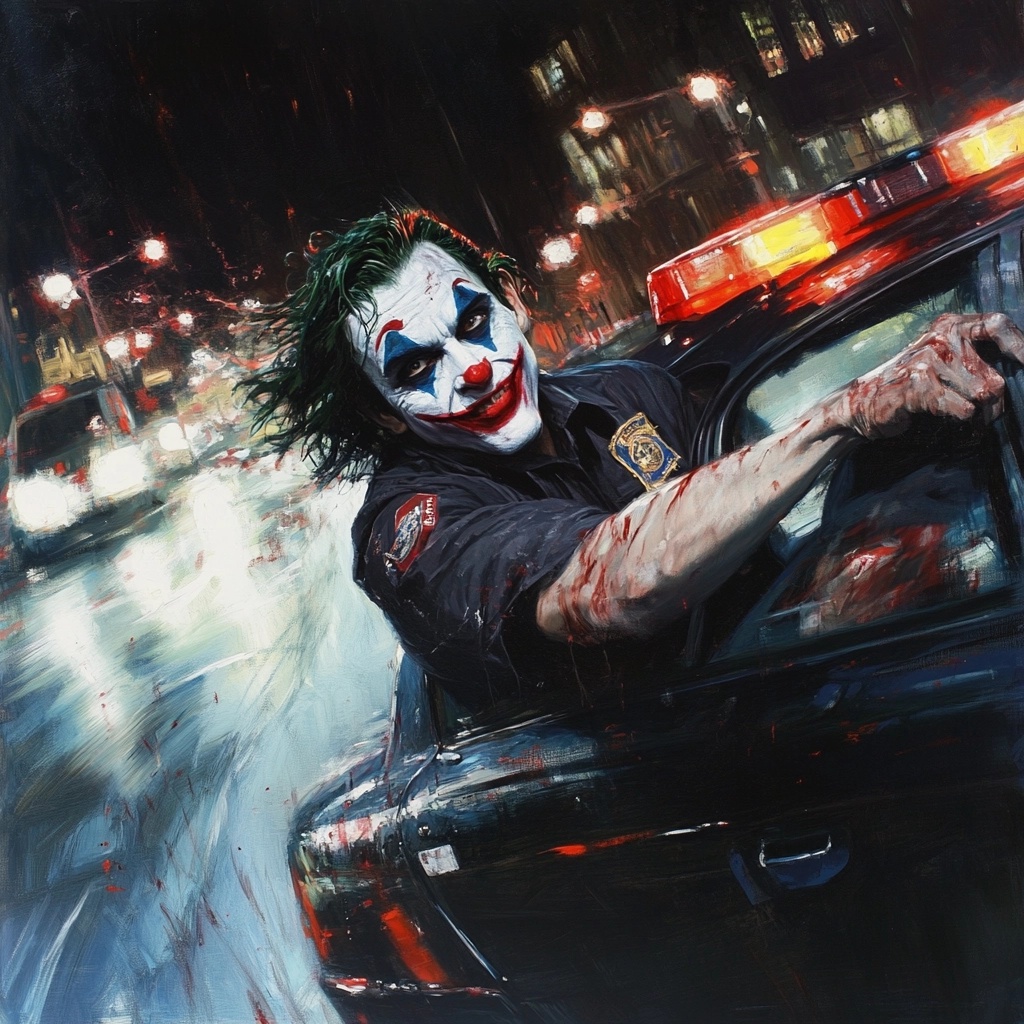 Joker's Chaos: Thrill in the Night