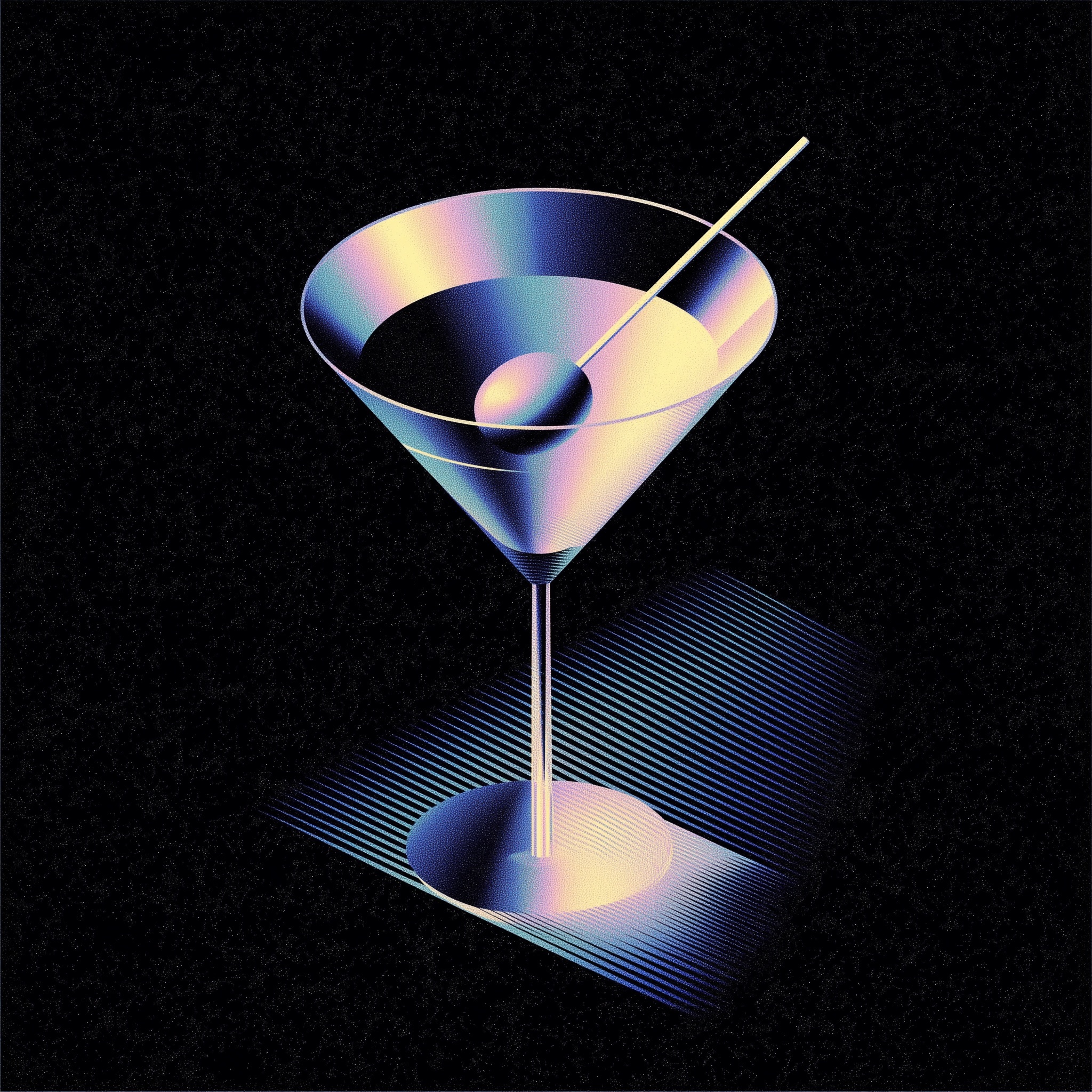 Refraction in a Martini: Bold Minimalist Design