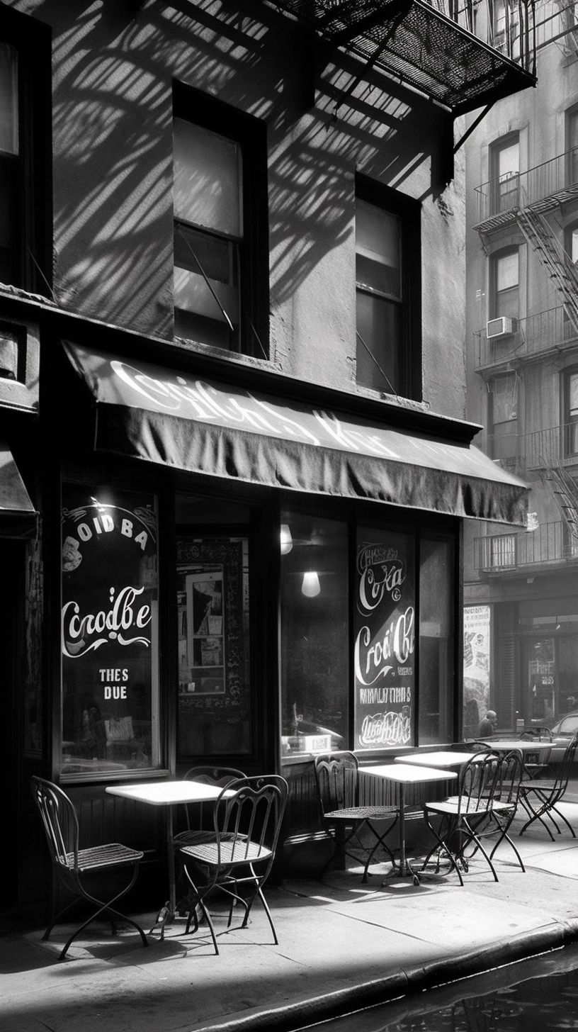 Vintage Manhattan Coffee Shop - Old Hollywood Vibes