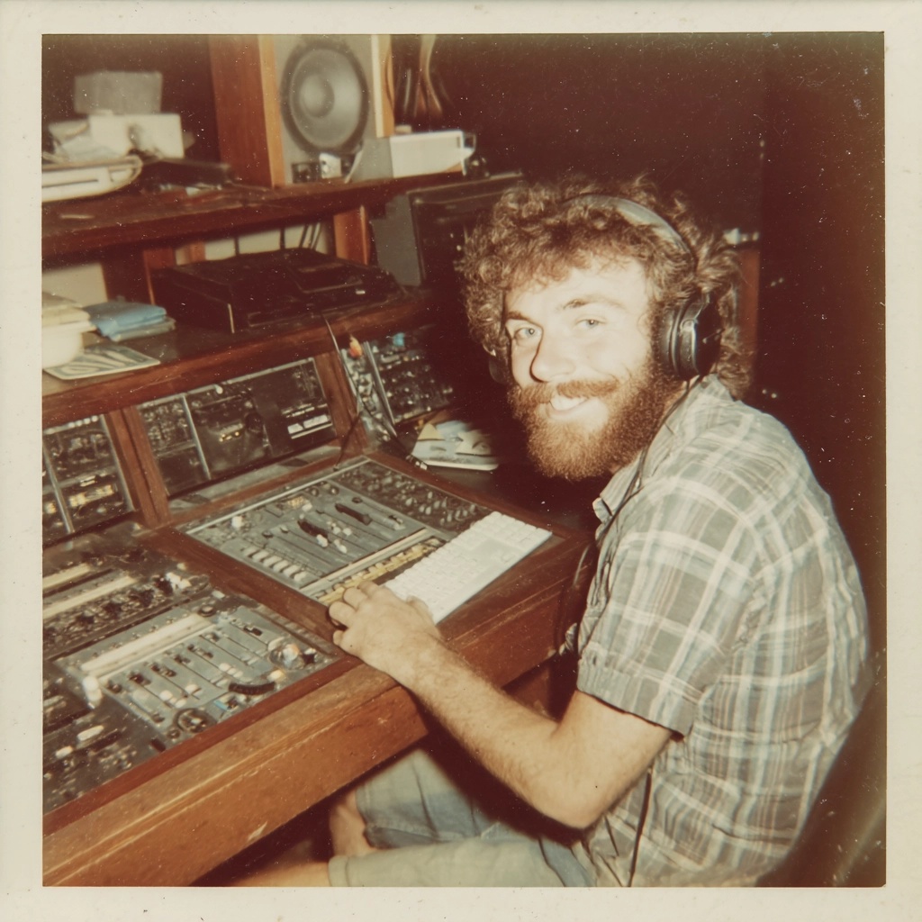 Retro Vibes: Proudly Creating Music in the Studio