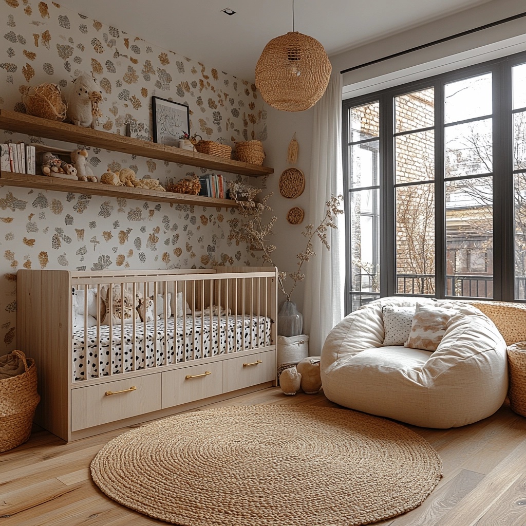 Serene Modern Nursery: Style Meets Comfort